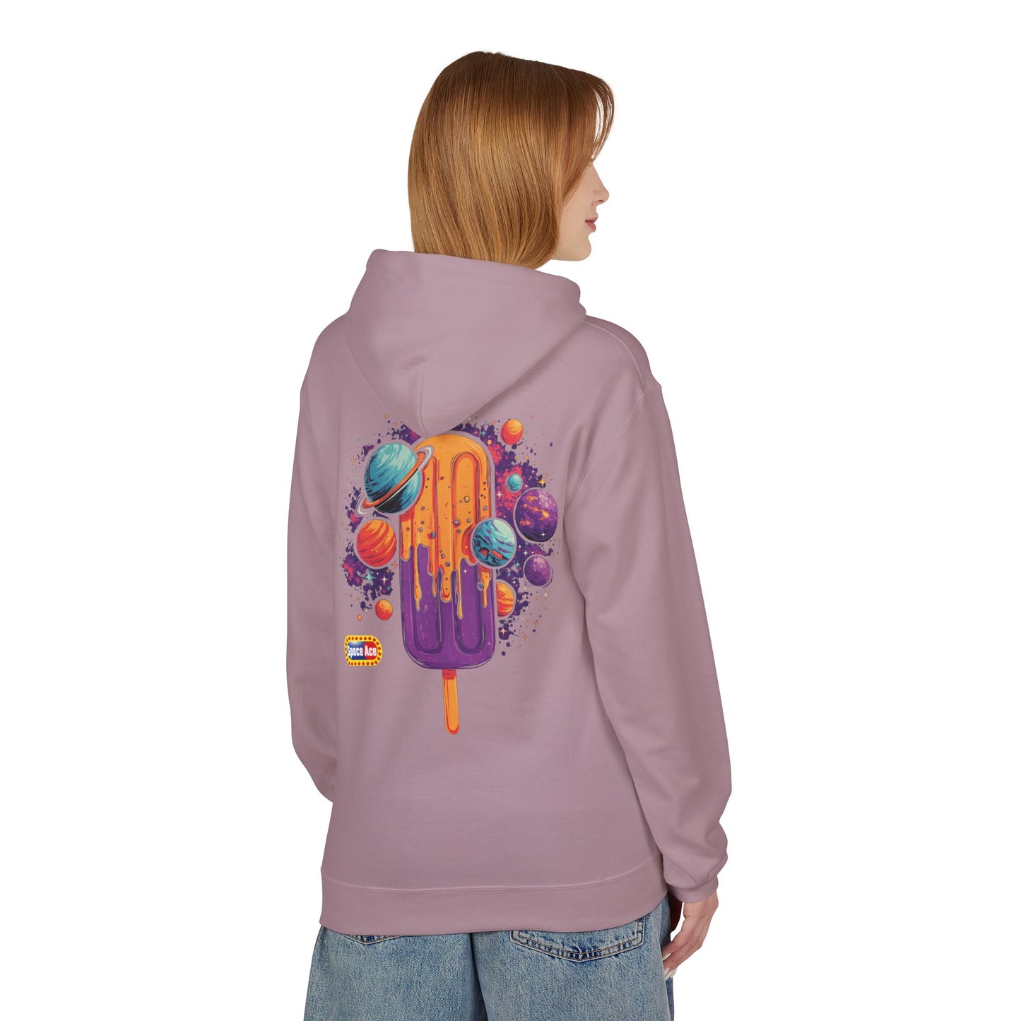 Cosmic Popsicle Hoodie — Space Graphic Sweatshirt