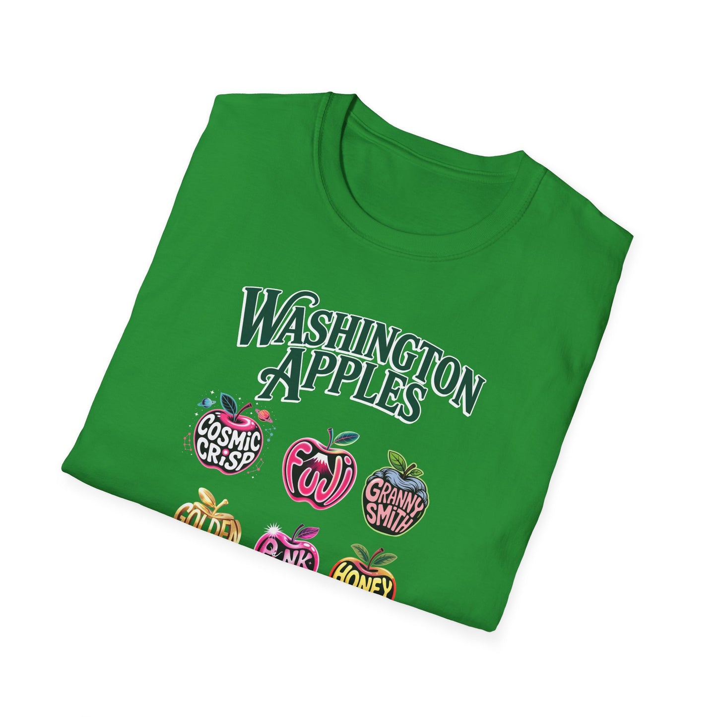 Washington Apples T-Shirt Vintage Fruit SoftStyle Tee