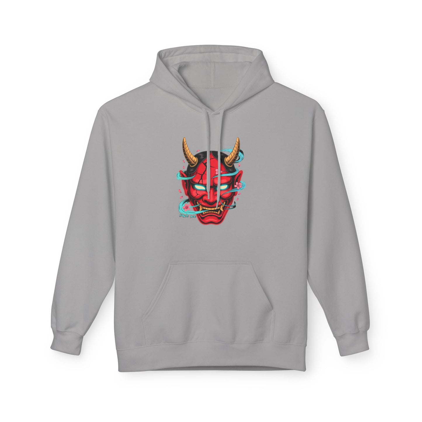 Hannya Mask Hoodie — Japanese Oni Mask Streetwear Pullover