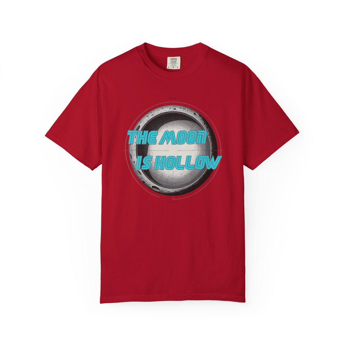 The Moon Is Hollow Tshirt Retro Sci Fi Moon Graphic