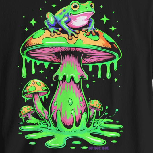 Trippy Mushroom Frog T-Shirt