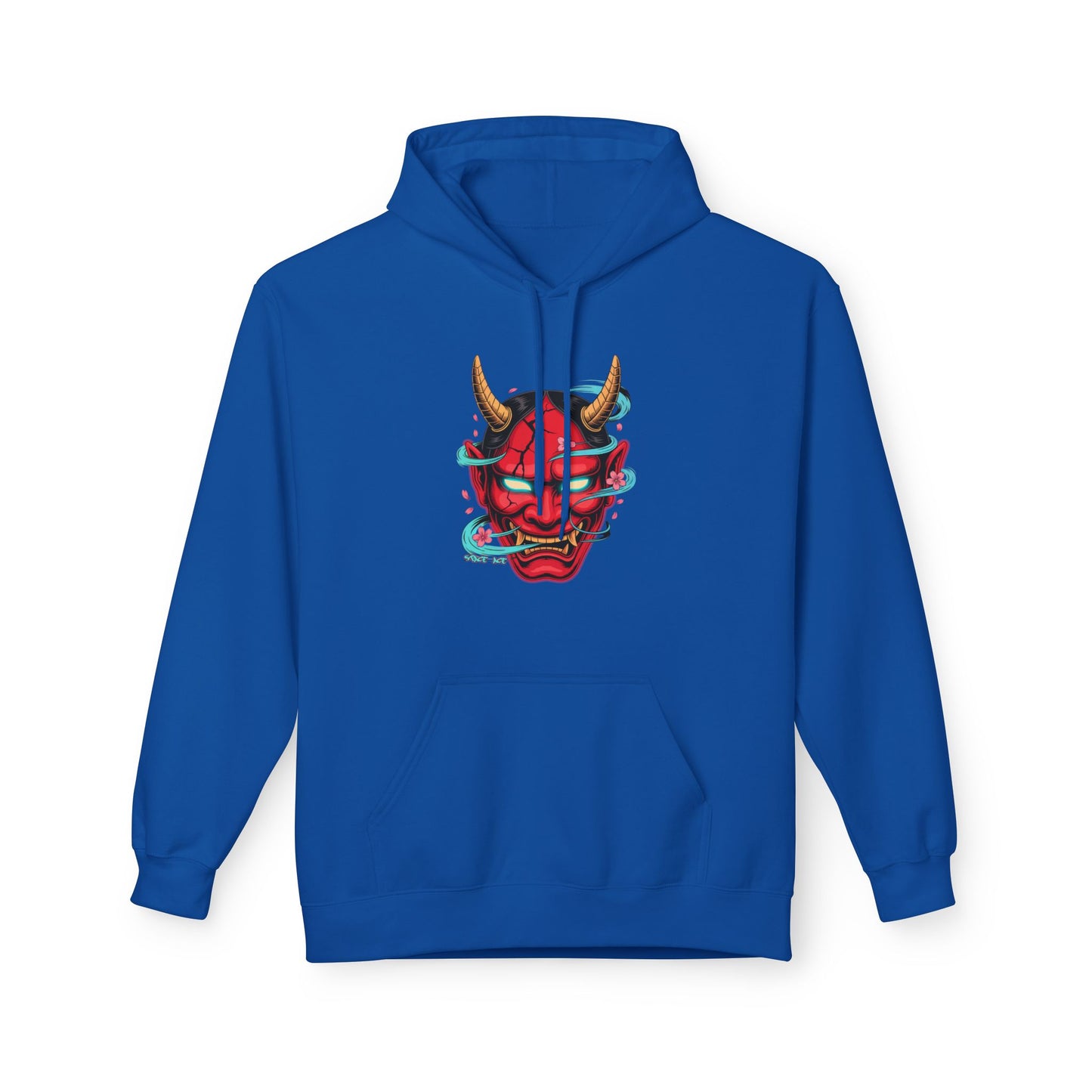 Hannya Mask Hoodie — Japanese Oni Mask Streetwear Pullover