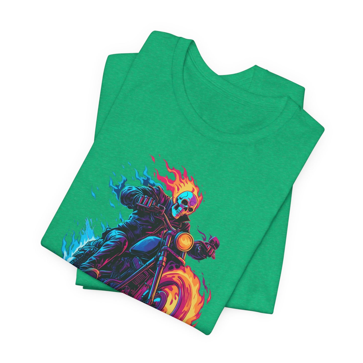 Hero Series - Flaming Bike T-Shirt