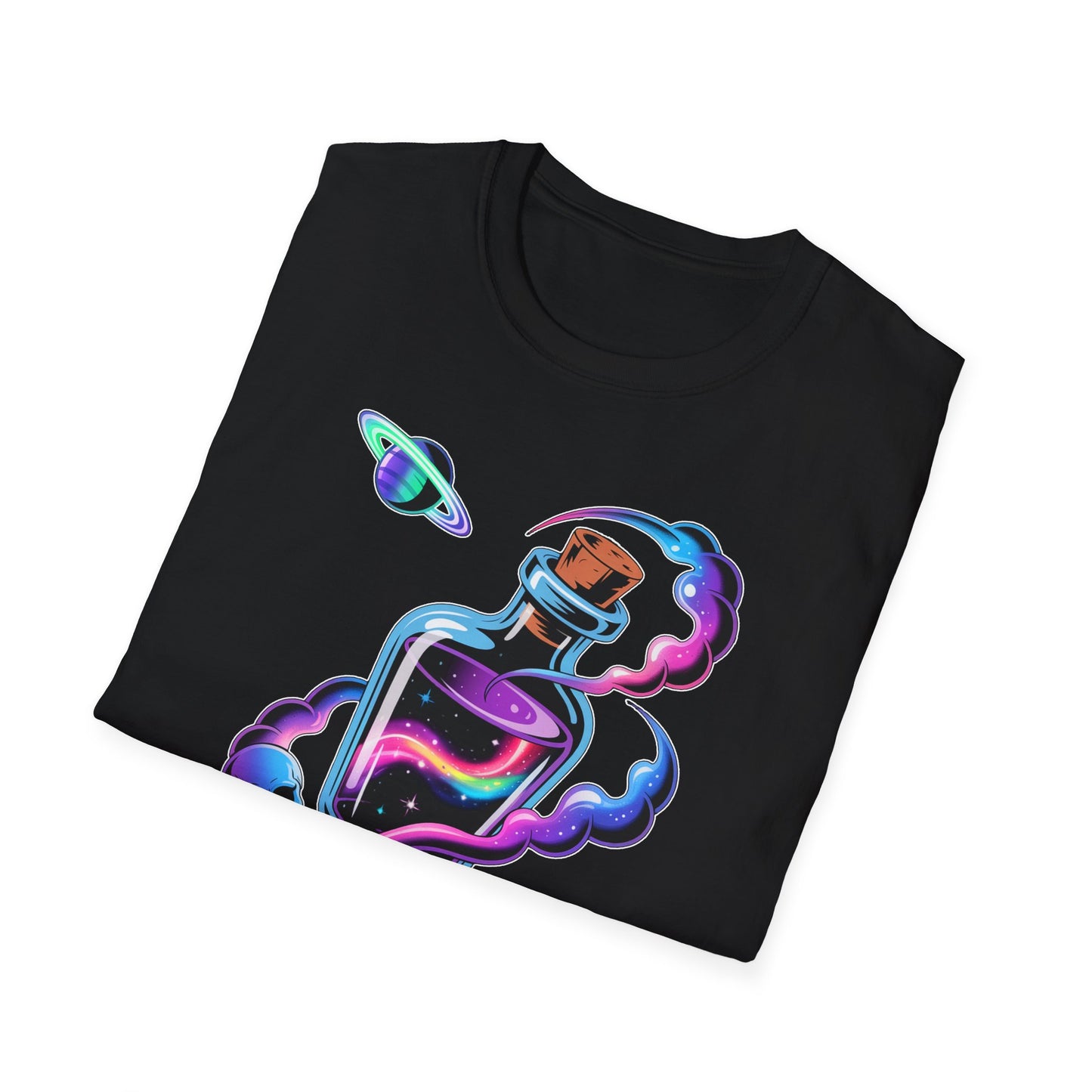 Galactic Potion T-Shirt, Cosmic Tee, Space Shirt, Gift for Astronomers, Science Lovers, Boho Style Apparel