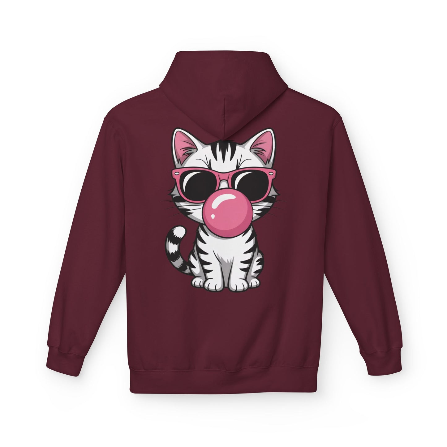 Bubblegum Kitty Hoodie — Cool Cat Sweatshirt