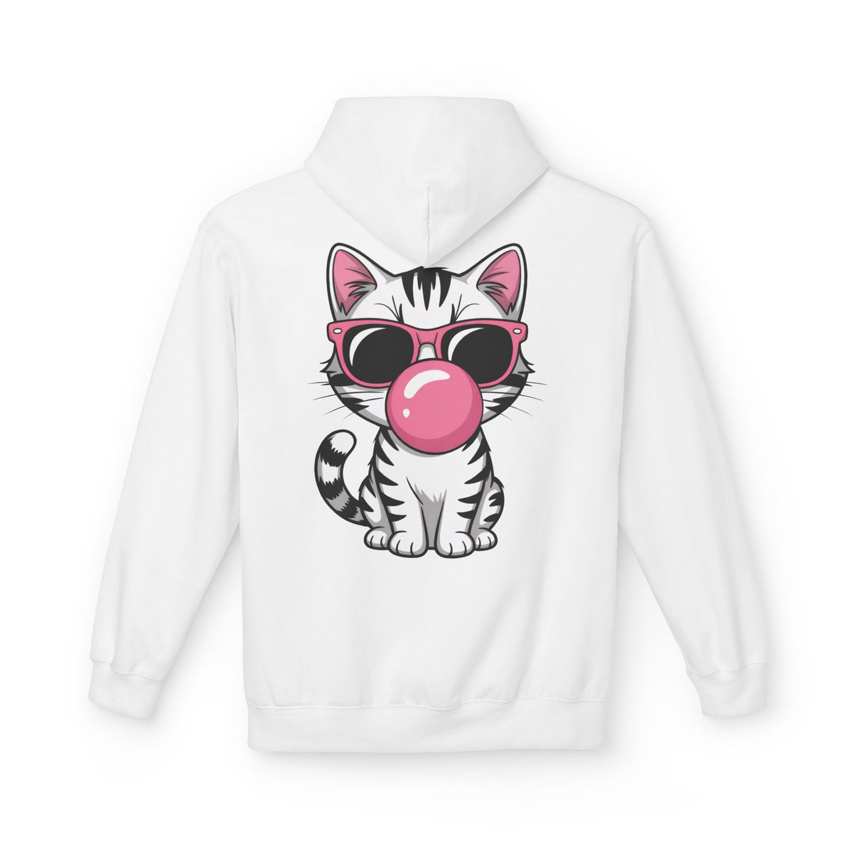Bubblegum Kitty Hoodie — Cool Cat Sweatshirt