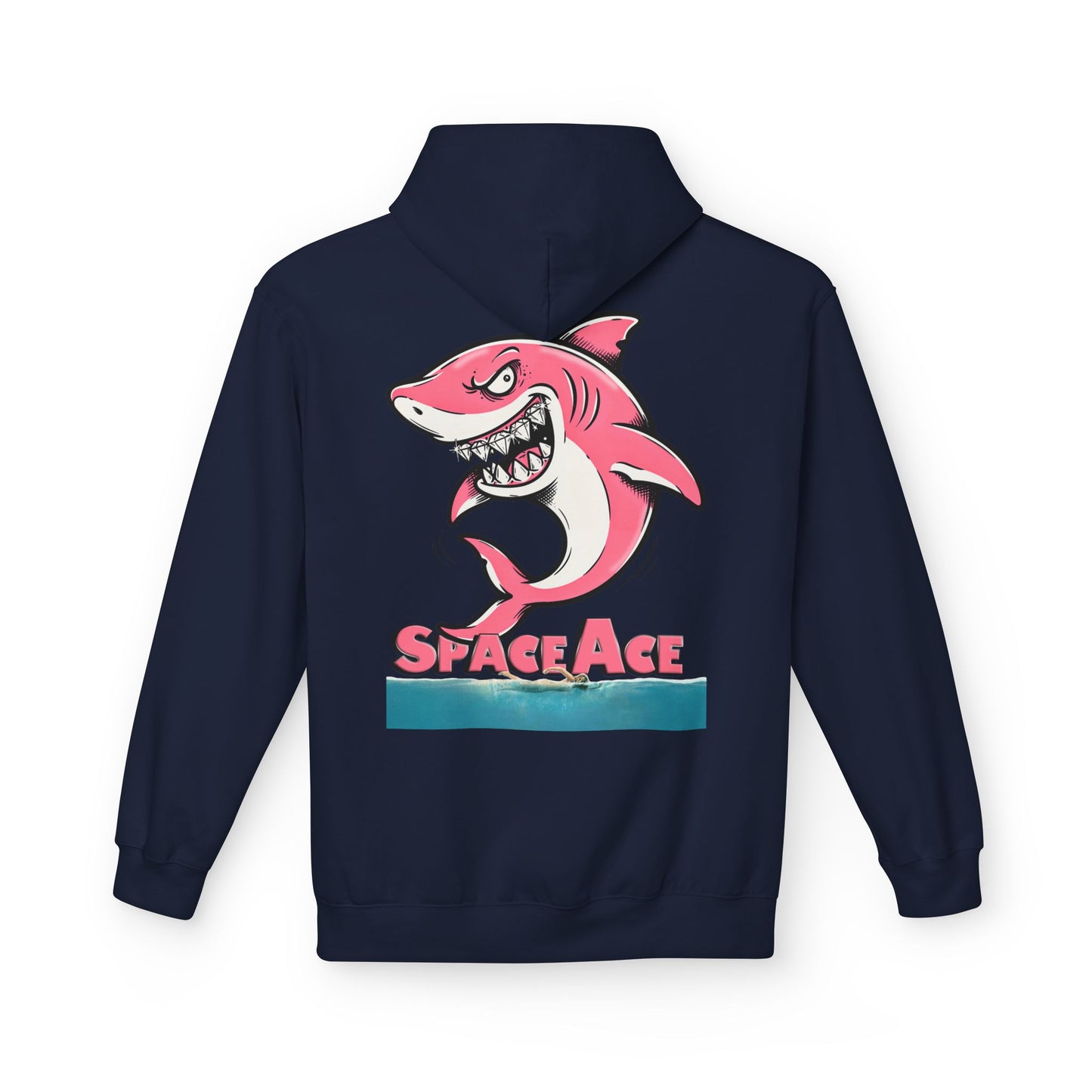 Space Ace Jawsy Hoodie – Retro Surf Graphic Pullover