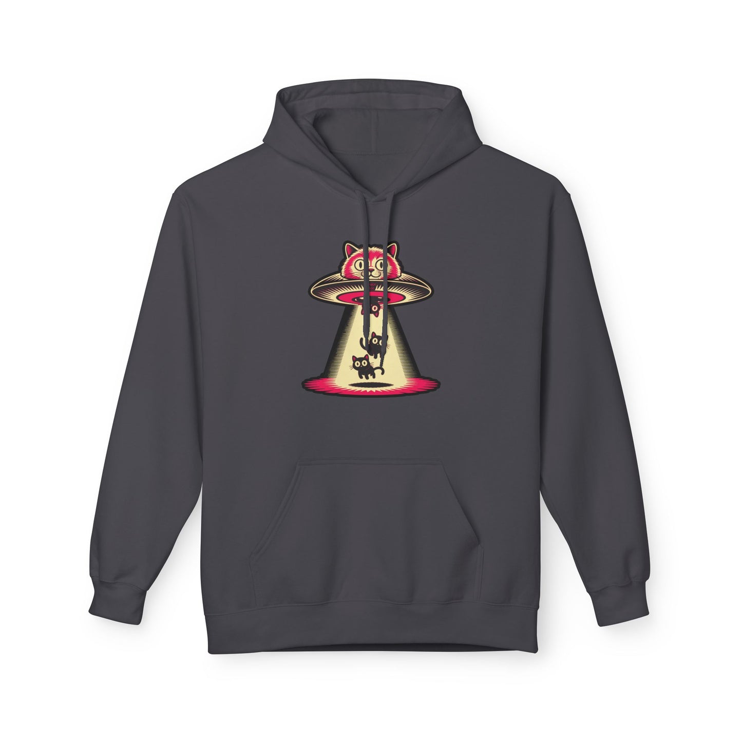 Cat UFO Hoodie — Abducted Kitties Graphic Hoodie