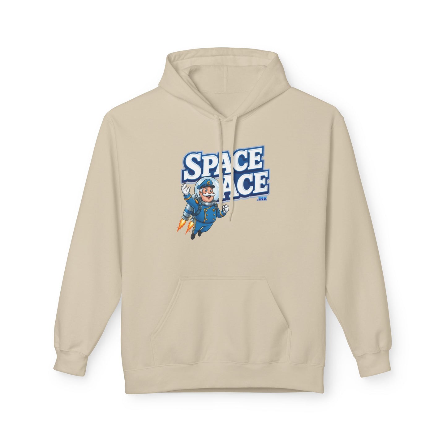 Space Ace Toucan Doug Hoodie — General Crunch Cartoon Pullover