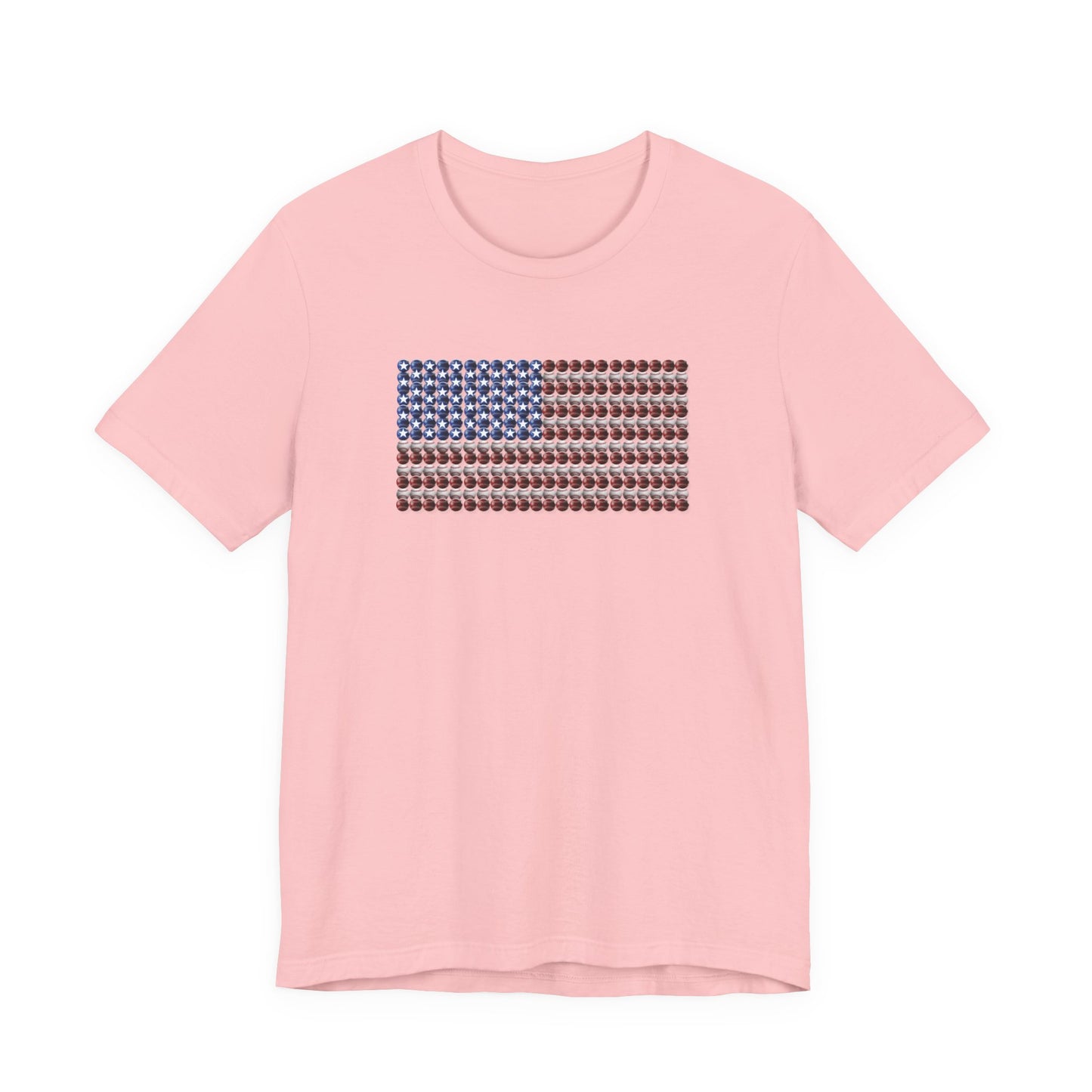 American Baseball Flag Premium Cotton Tee