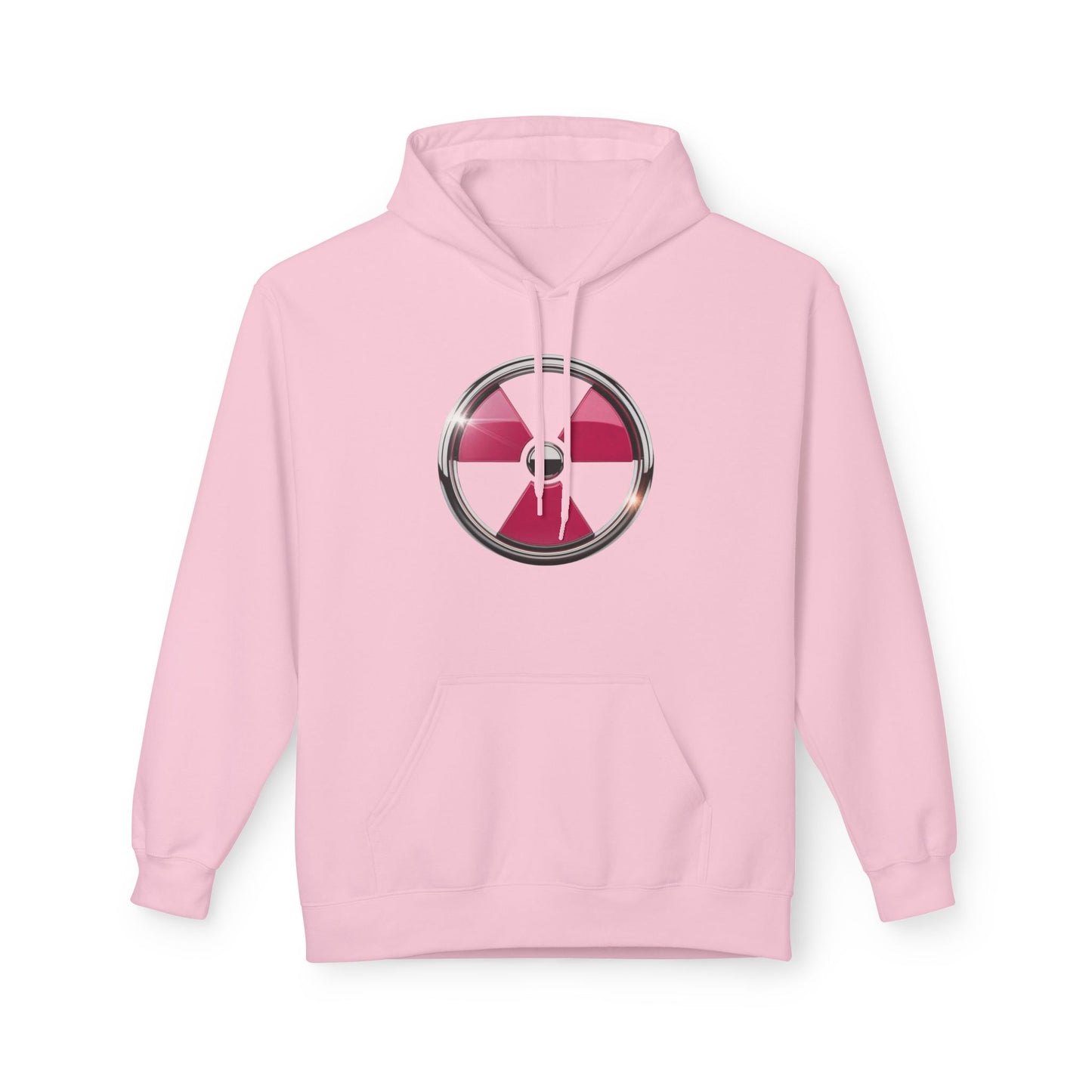 Radiation Warning Hoodie, Unisex Fleece Pullover, Gamers Apparel, Gift for Science Lovers, Eco-Friendly Fashion, Comfortable Streetwear