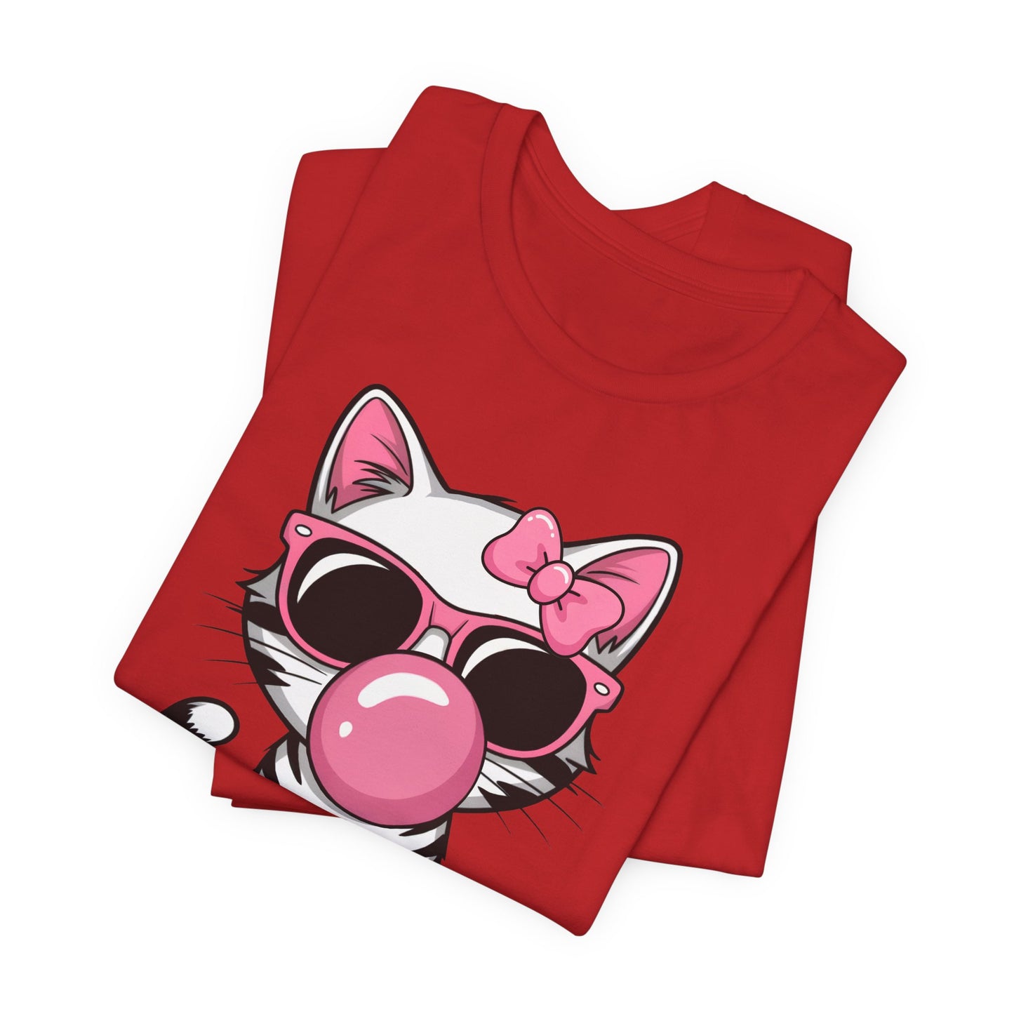 Bubble Gum Girl Kitty T-Shirt