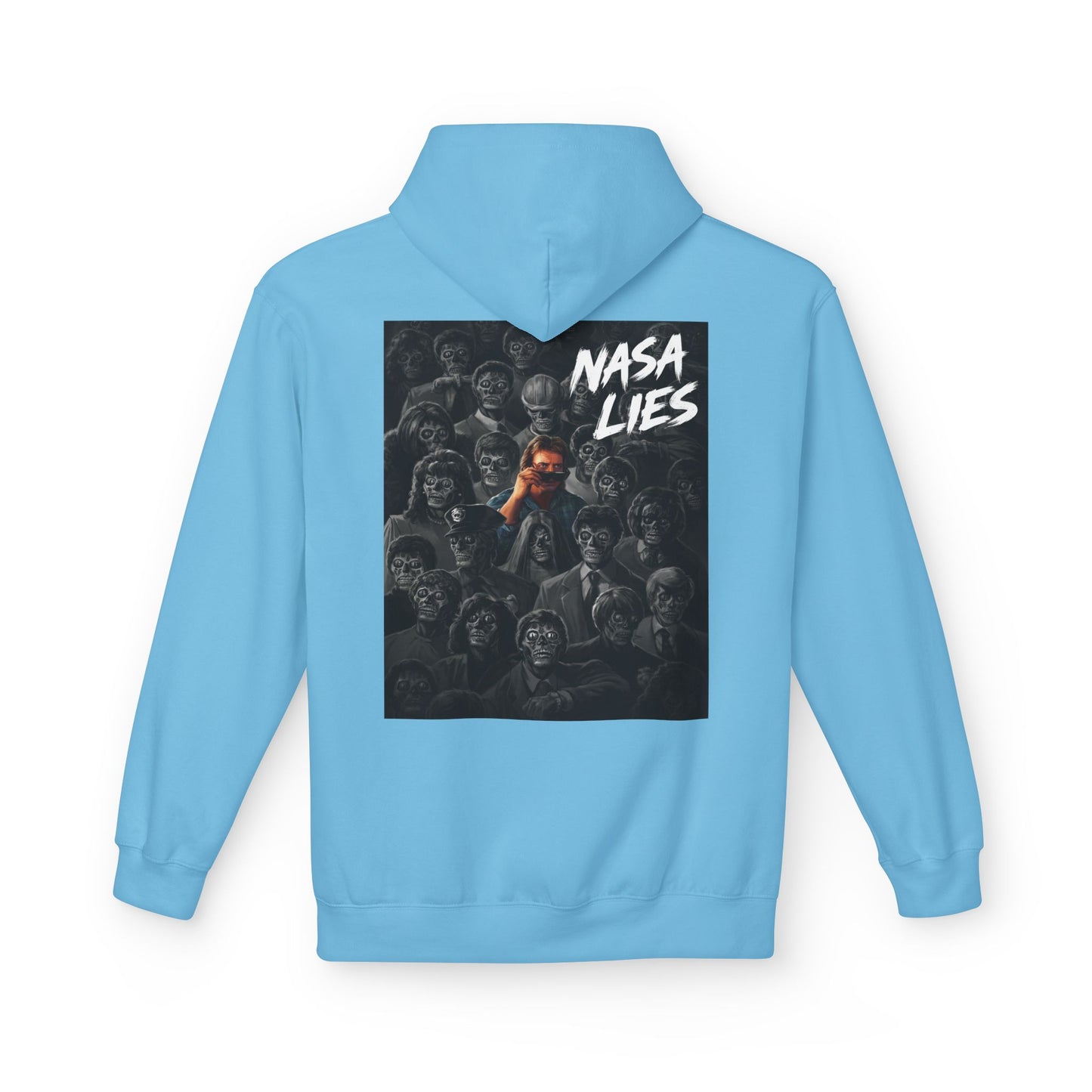NASA Lies Hoodie — Conspiracy Graphic Pullover