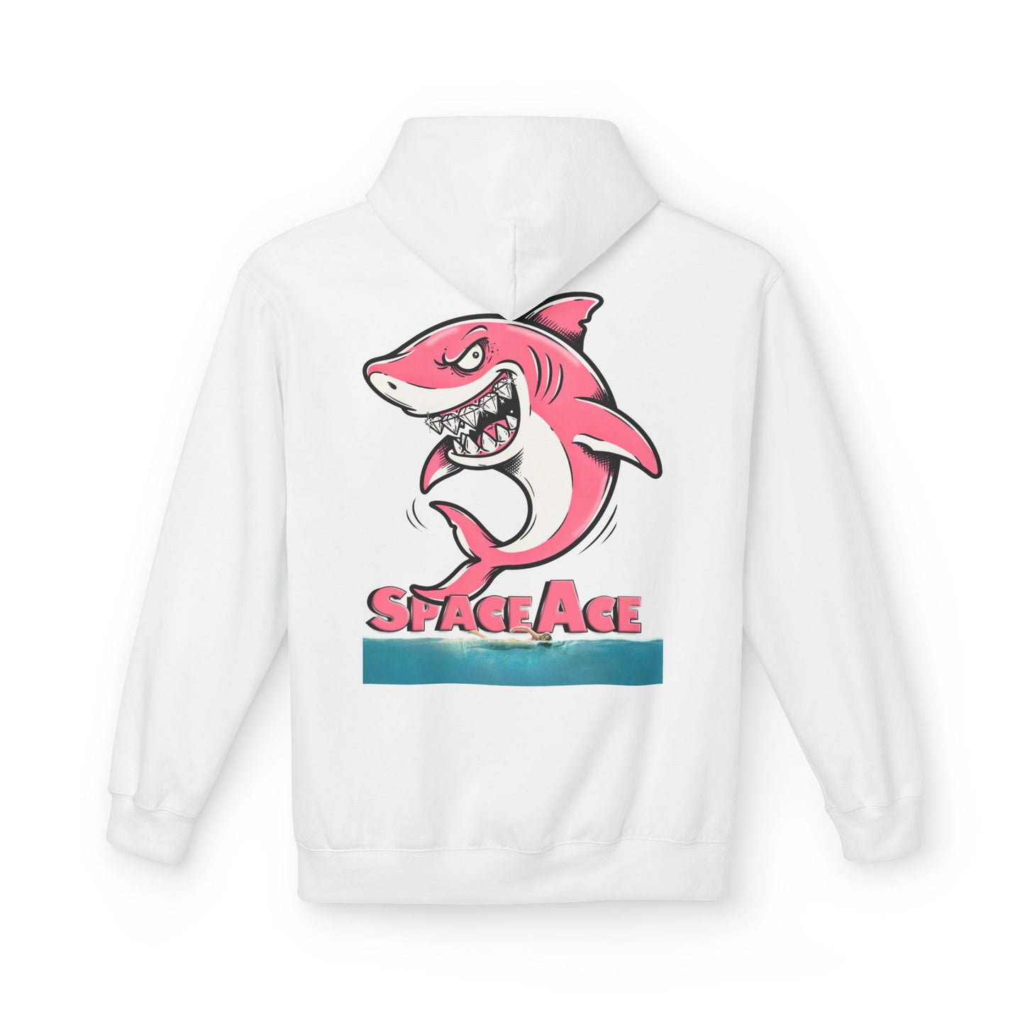 Space Ace Jawsy Hoodie – Retro Surf Graphic Pullover