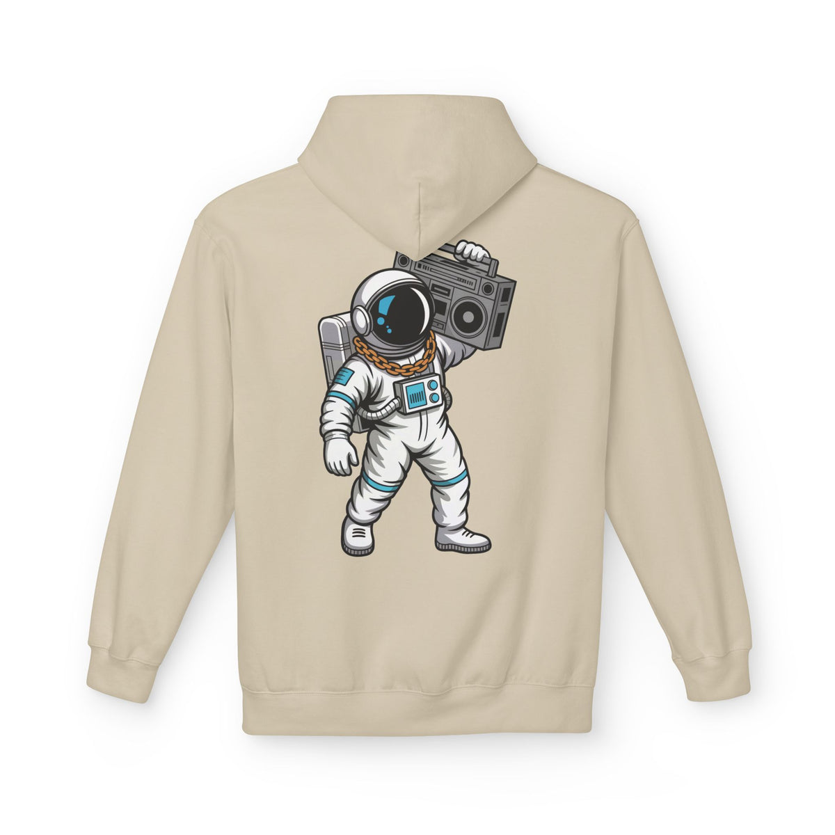 Astronaut Evolution Hoodie – Retro Space Explorer Graphic Hoodie