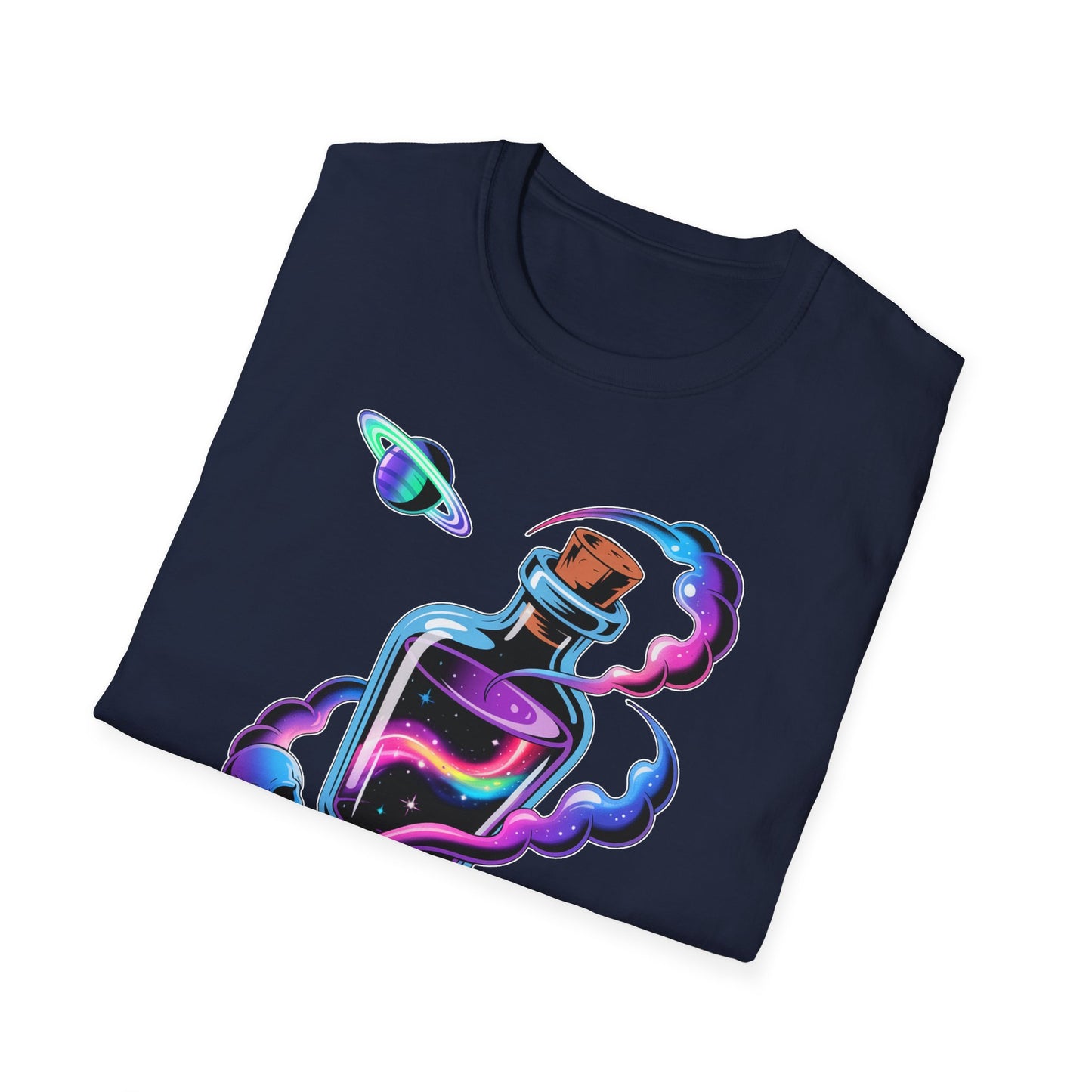 Galactic Potion T-Shirt, Cosmic Tee, Space Shirt, Gift for Astronomers, Science Lovers, Boho Style Apparel