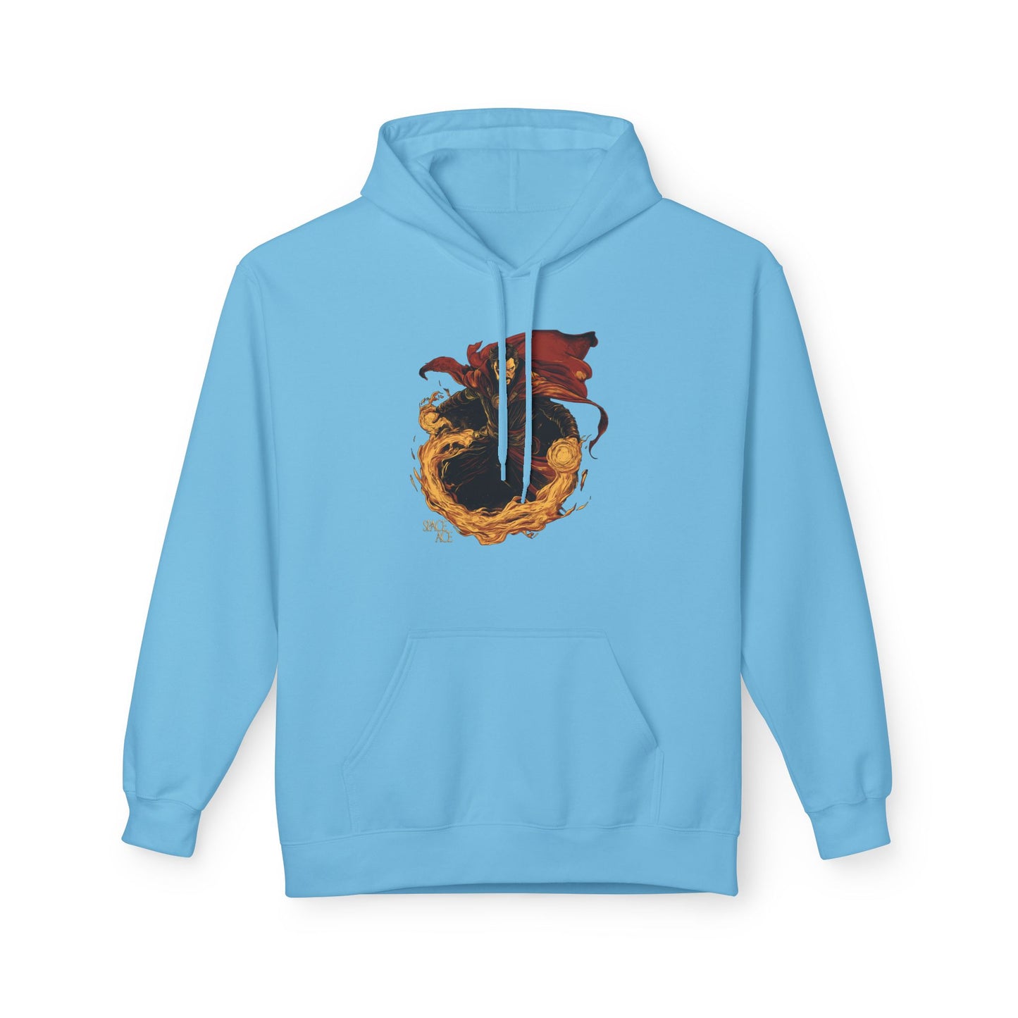 Magic Sorcerer Hoodie — Fiery Mystic Doctor of Science Graphic Pullover
