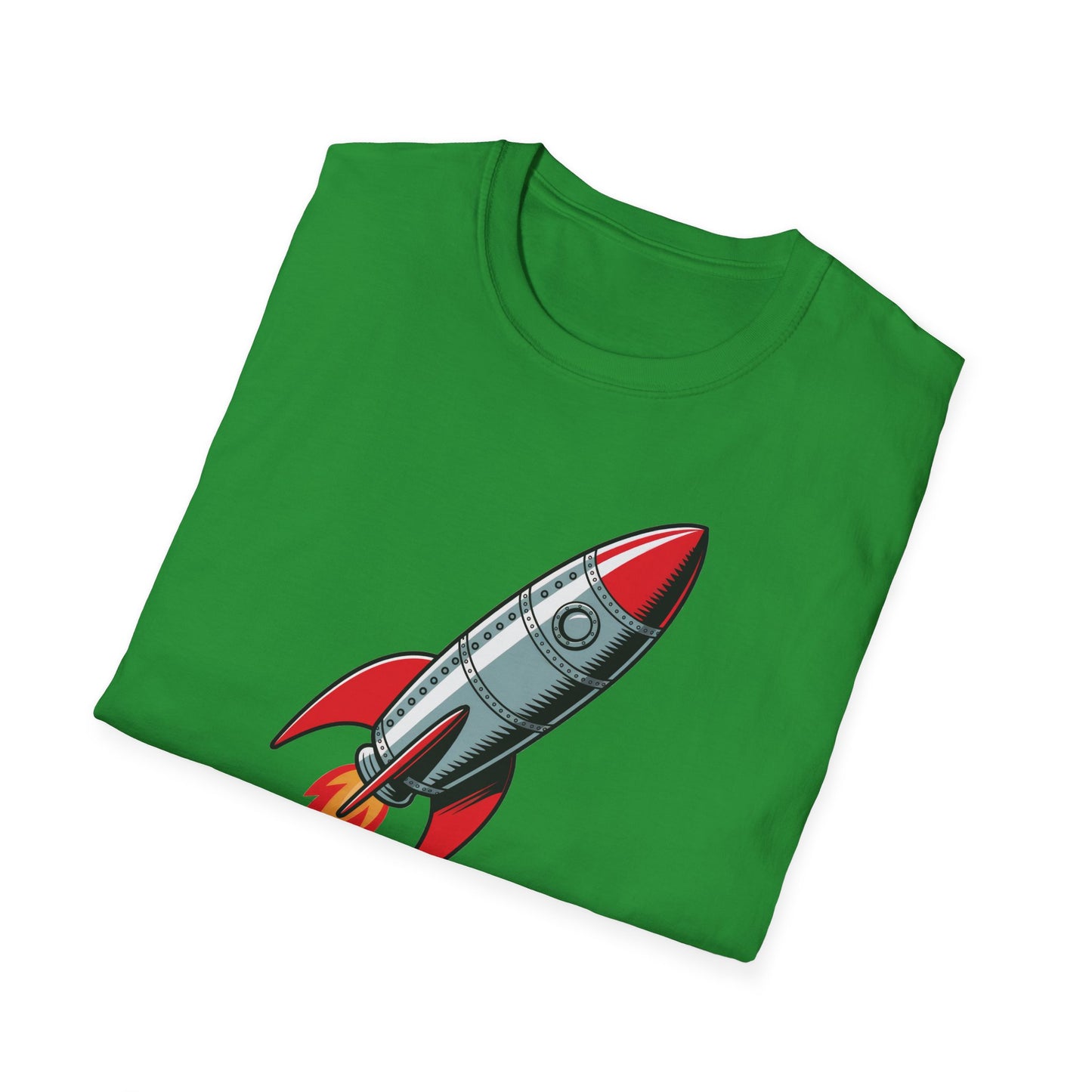 Rocket Graphic T-Shirt Retro Space Rocket Shirt