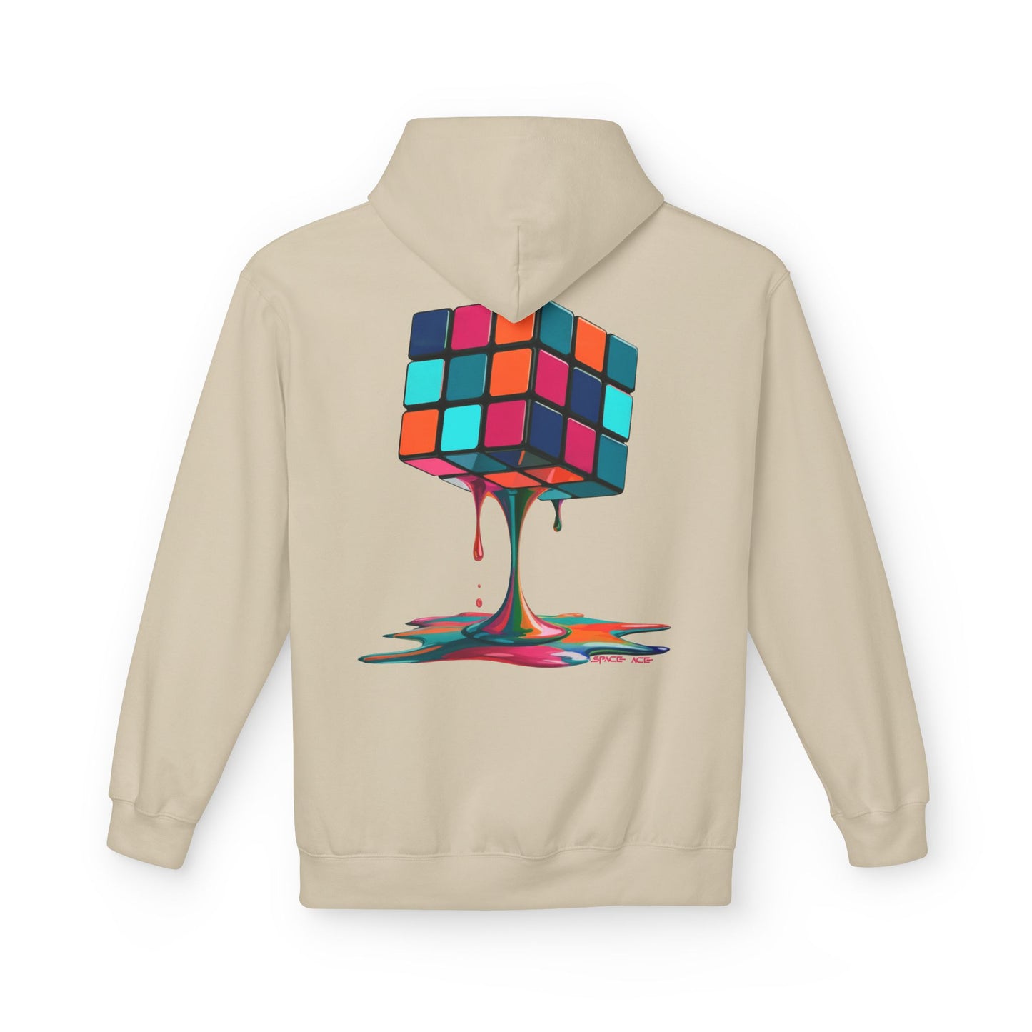 Dripping Puzzle Cube Hoodie
