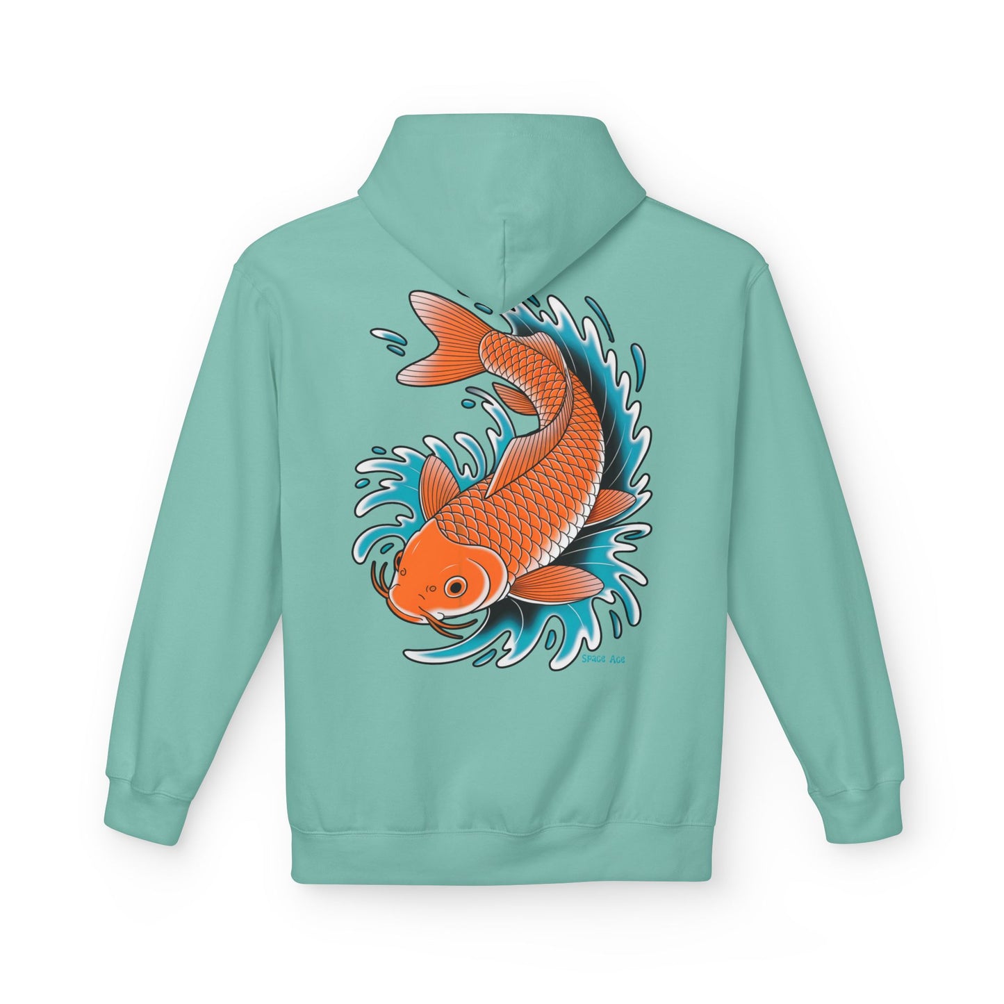 Koi Tattoo Hoodie — Japanese Koi Fish Graphic Pullover