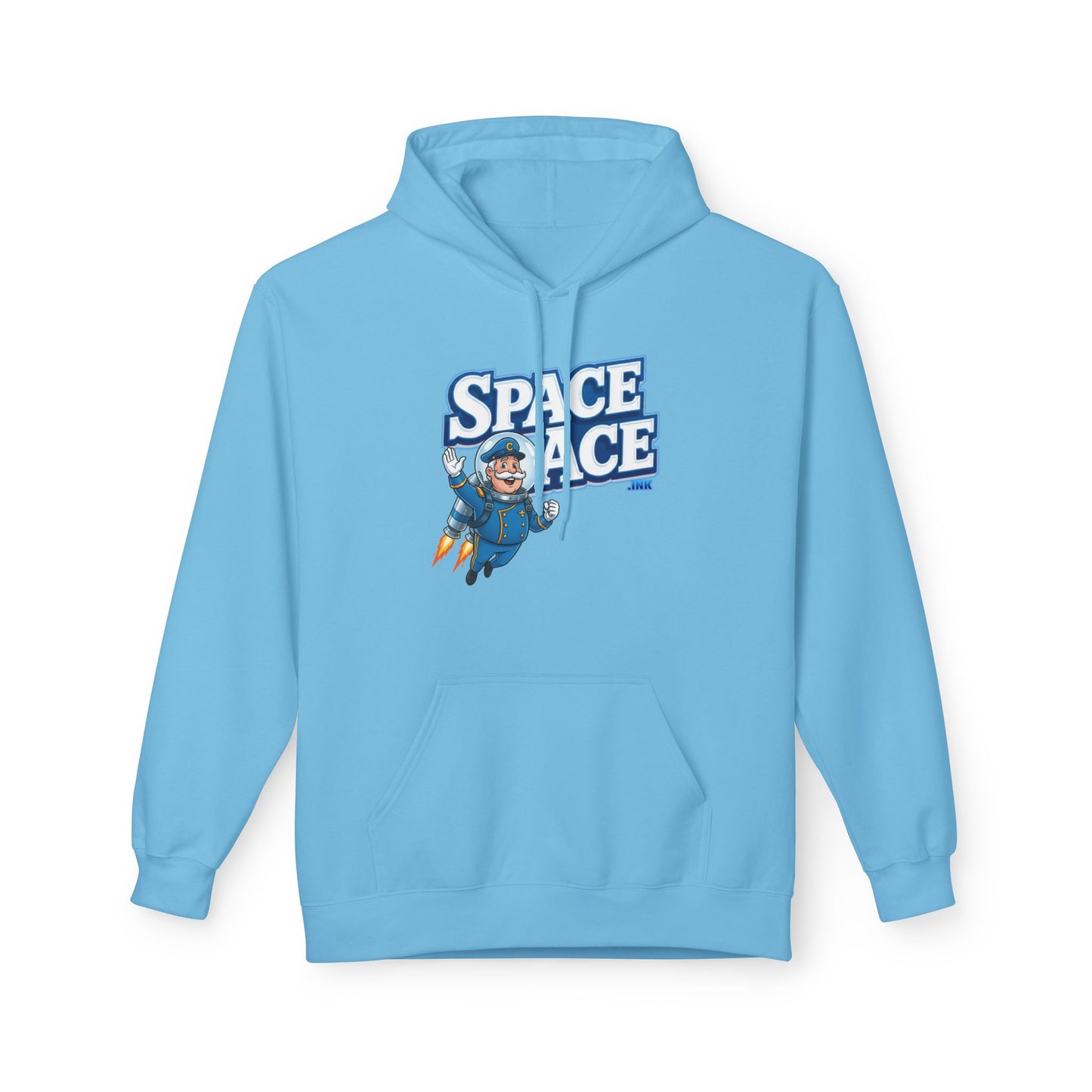 Space Ace Toucan Doug Hoodie — General Crunch Cartoon Pullover