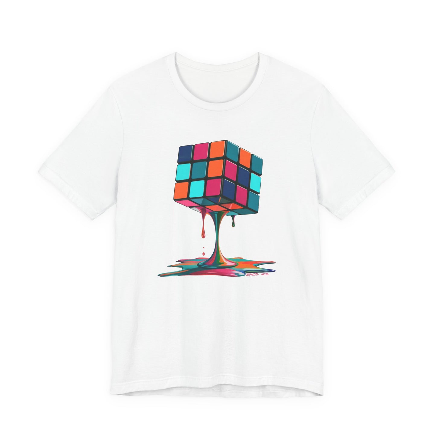 Puzzle Cube Tee, Retro Graphic Shirt, Unisex T-Shirt, Gift for Gamers, Fun Casual Wear, Trendy Street Fashion