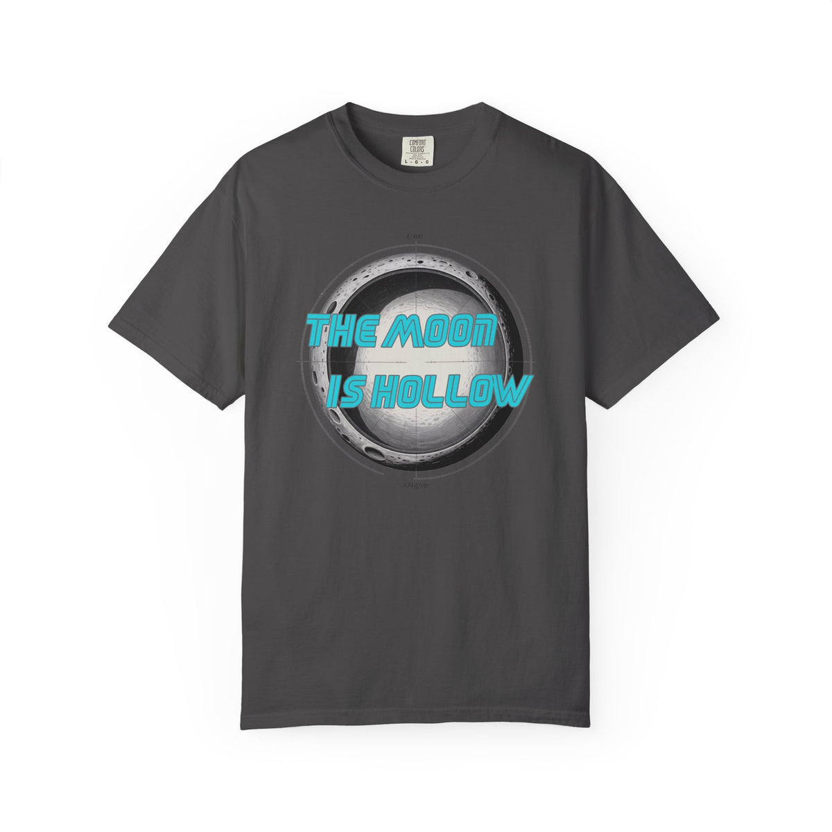 The Moon Is Hollow Tshirt Retro Sci Fi Moon Graphic