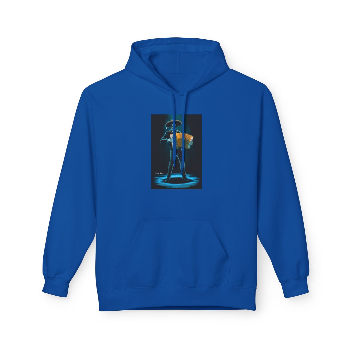 Mariachi Accordion Hoodie — Day of the Dead Skull Graphic Hoodie