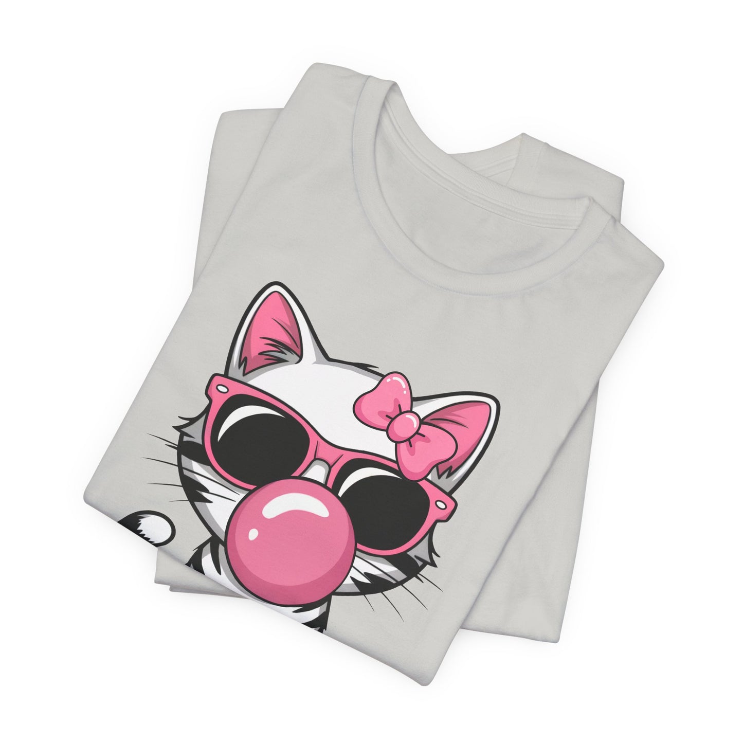 Bubble Gum Girl Kitty T-Shirt