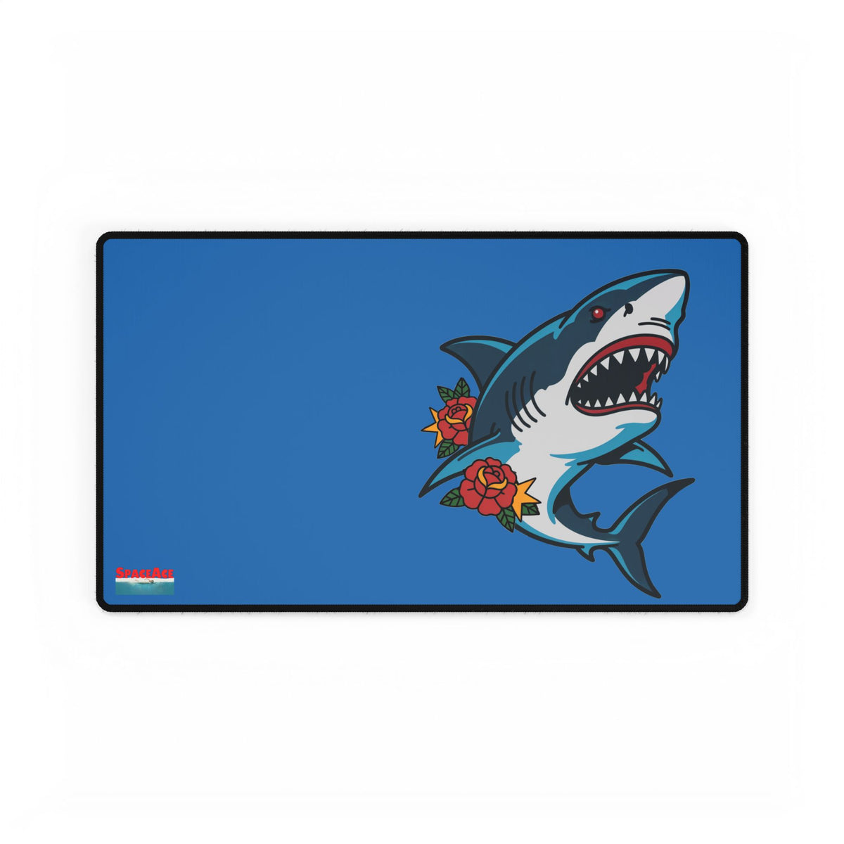 Shark & Roses Desk Mat Gaming Mouse Pad