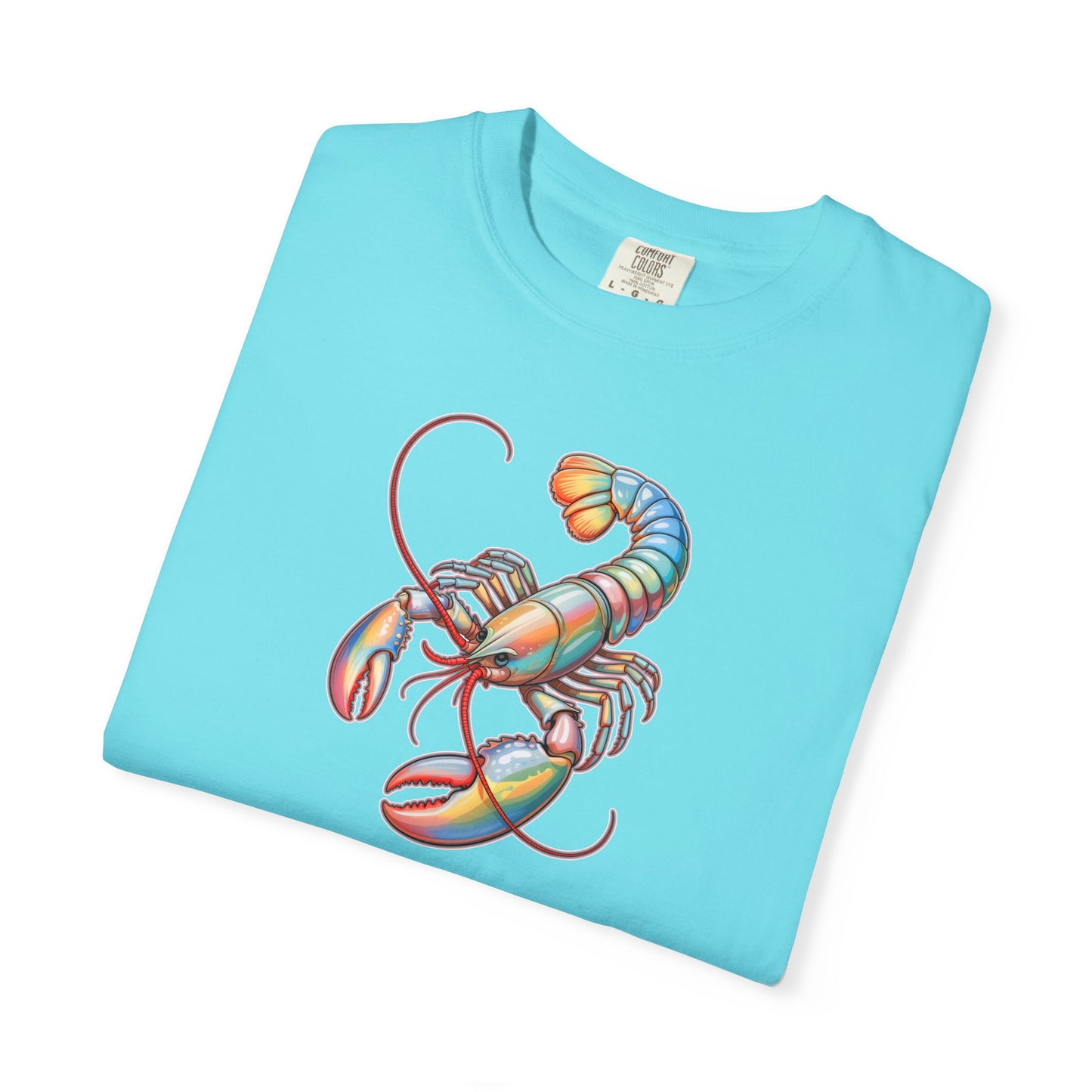 Cotton Candy Lobster Mania Graphic T-Shirt