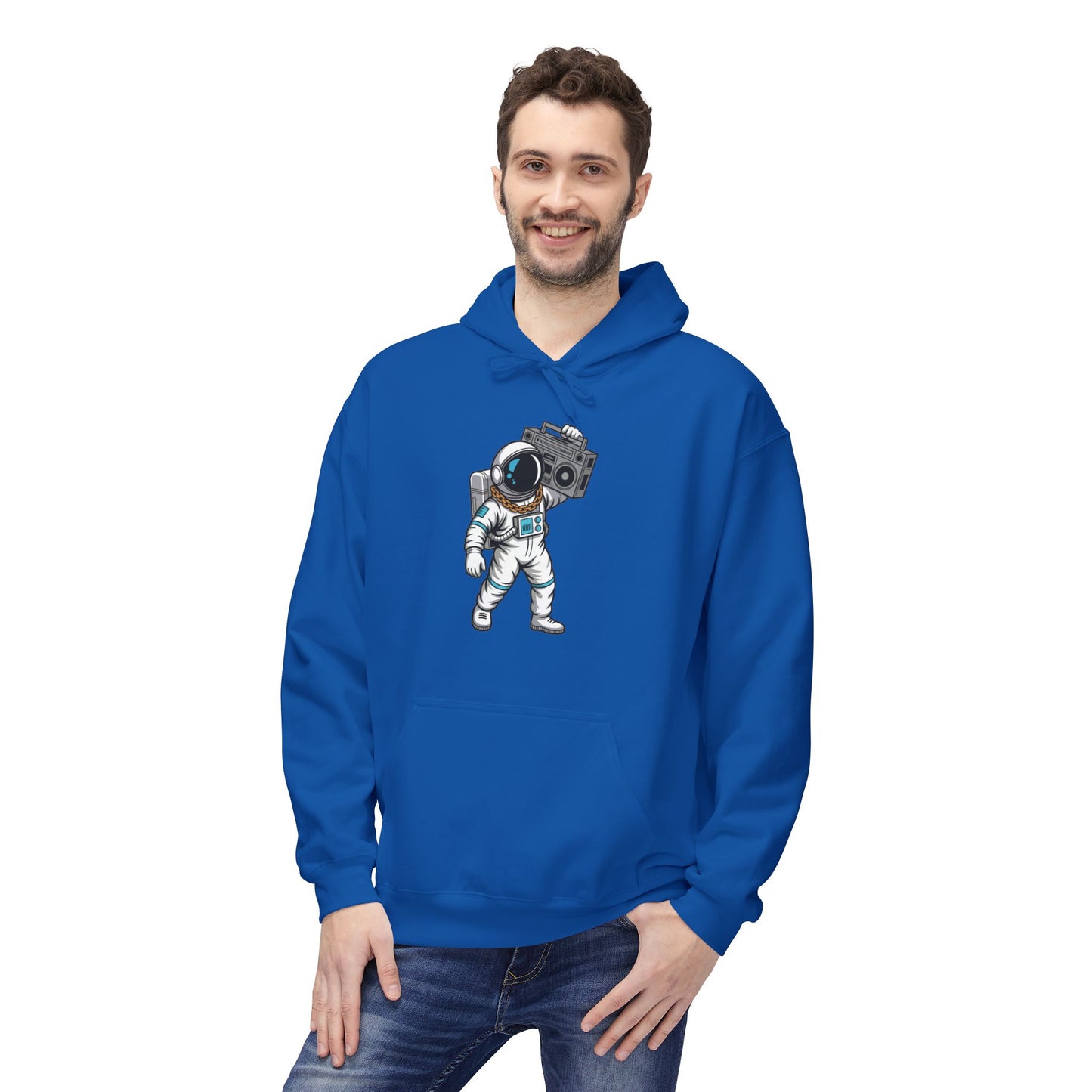 Astronaut BoomBox Graphic Hoodie