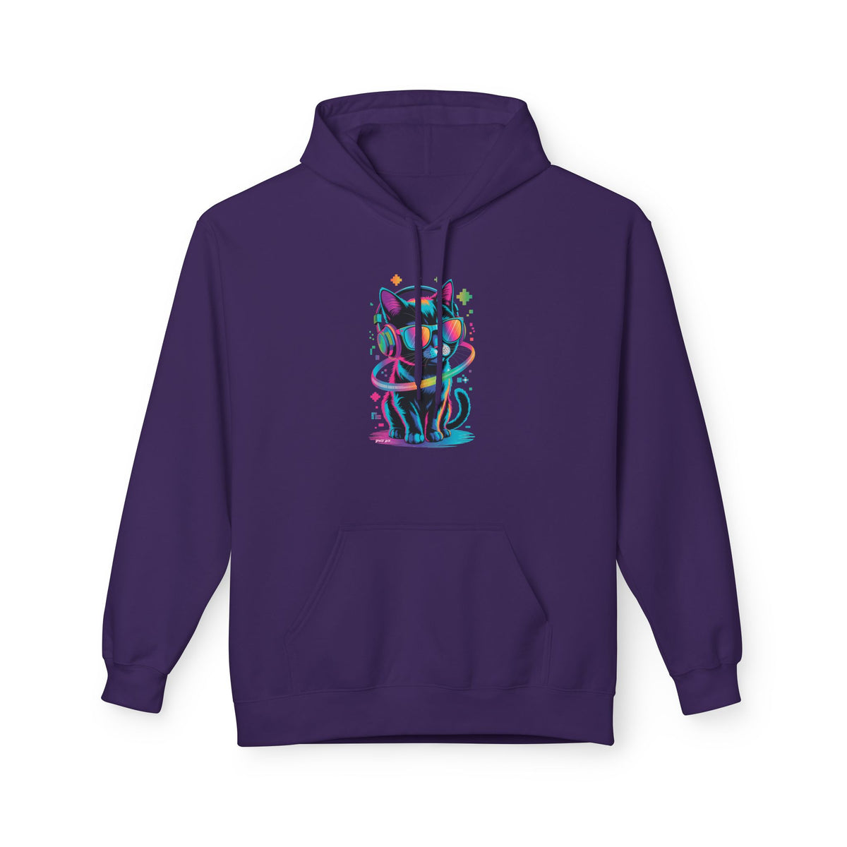 DJ Kitty Beats Hoodie – Cool Cat Graphic Pullover