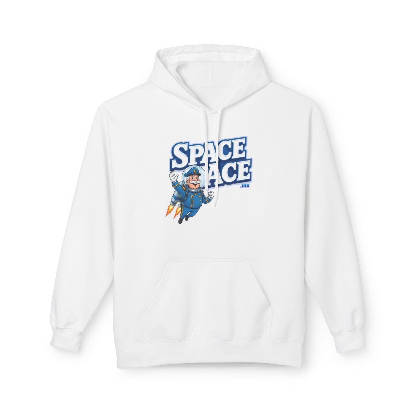 Space Ace Toucan Doug Hoodie — General Crunch Cartoon Pullover