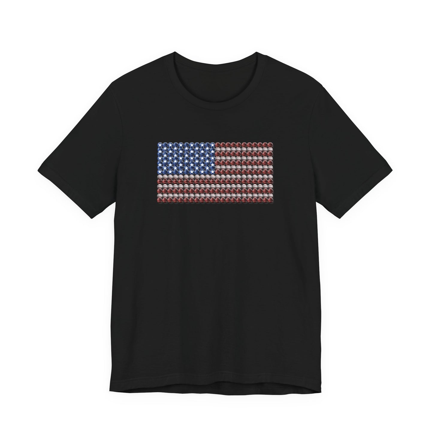 American Baseball Flag Premium Cotton Tee