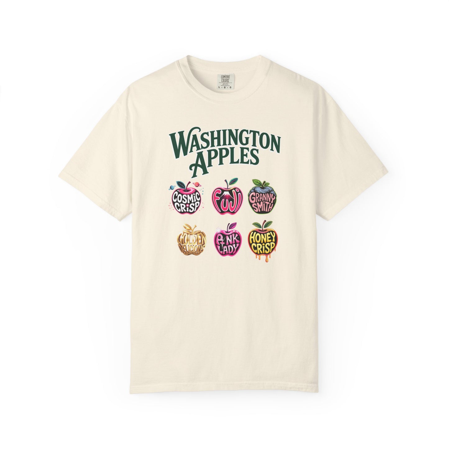 Washington Apples Graphic Tee, Series 1 Cosmic Crisp thru Honey Crisp