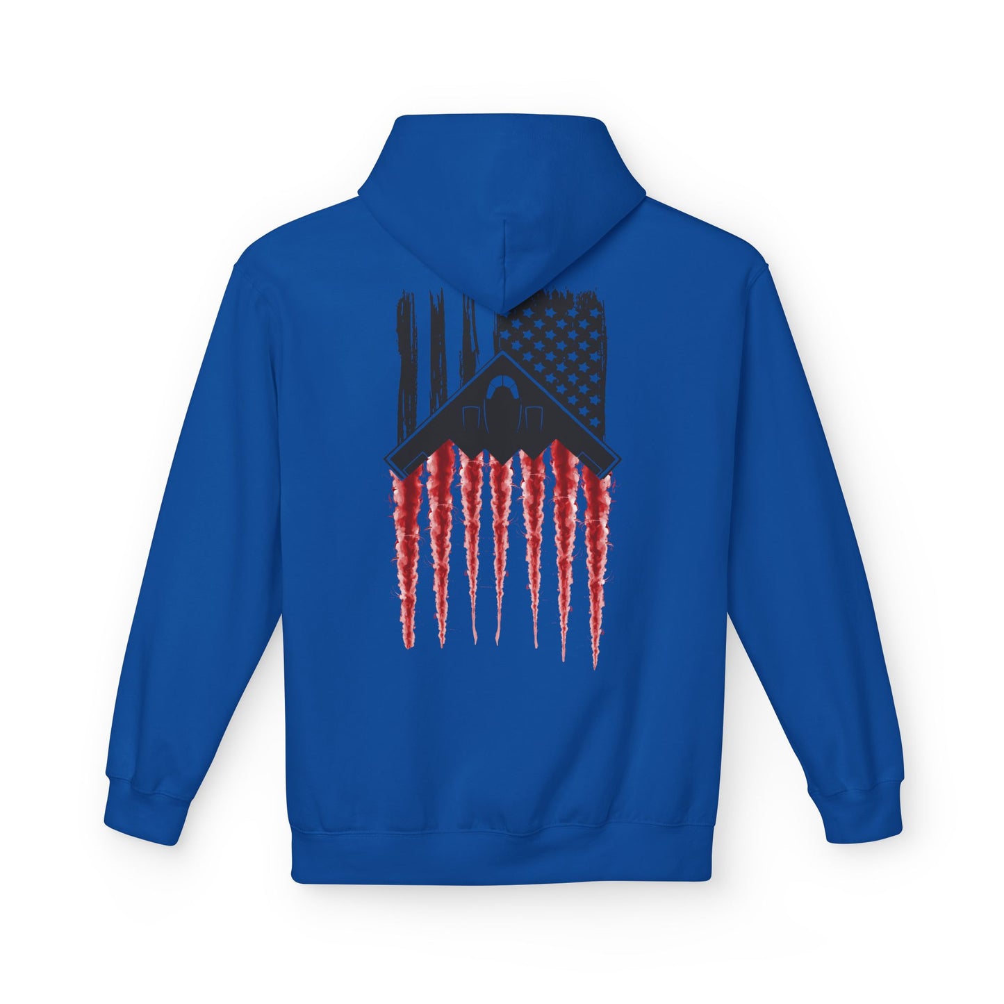 Patriotic Popsicle Hoodie — American Flag Stealth Graphic