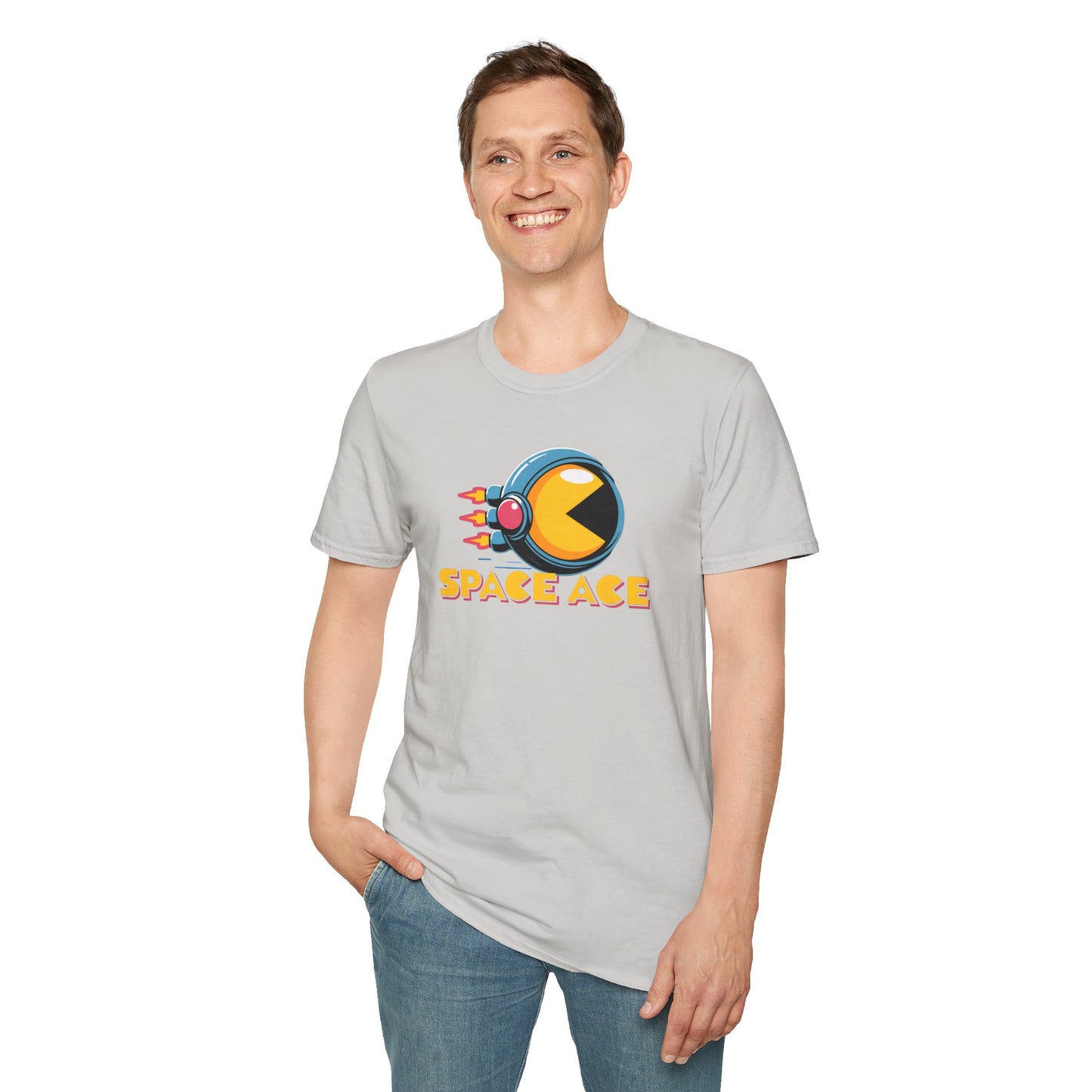 Space Ace T-Shirt  Retro Arcade Graphic Tee
