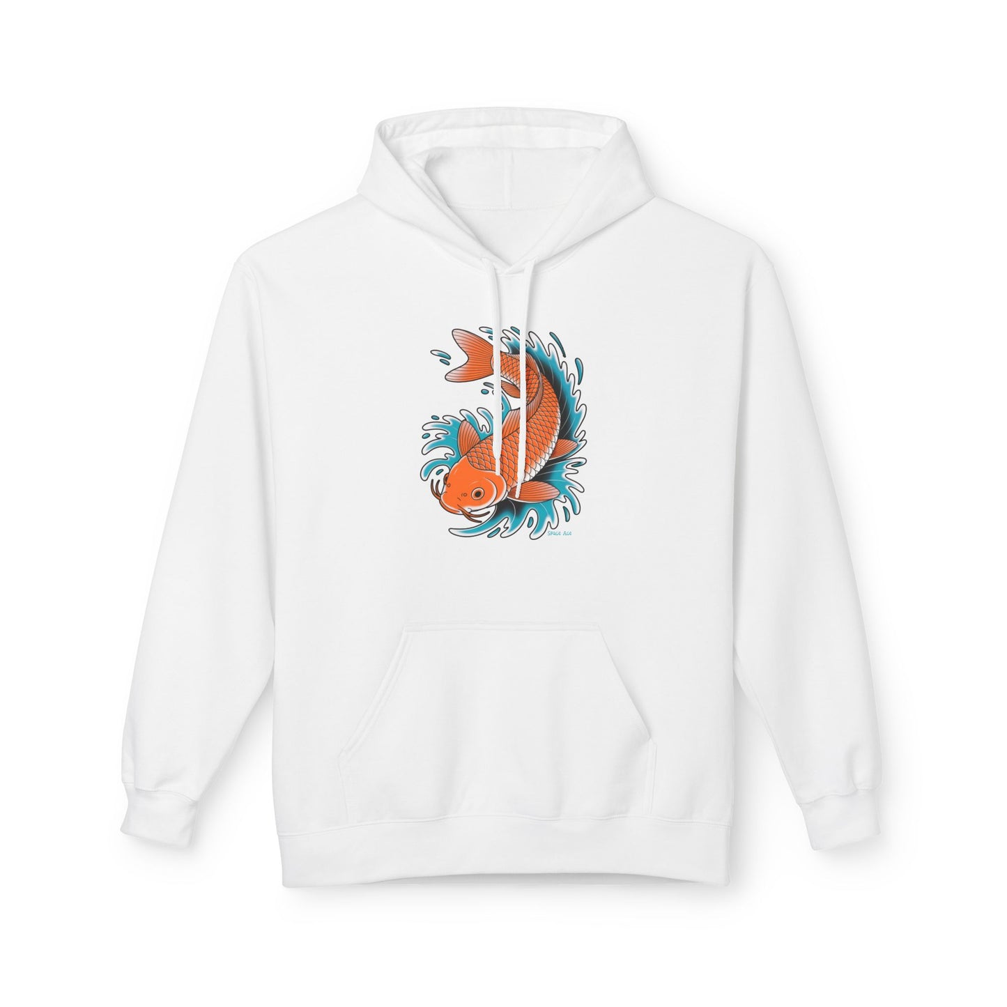 Koi Tattoo Hoodie — Japanese Koi Fish Graphic Pullover