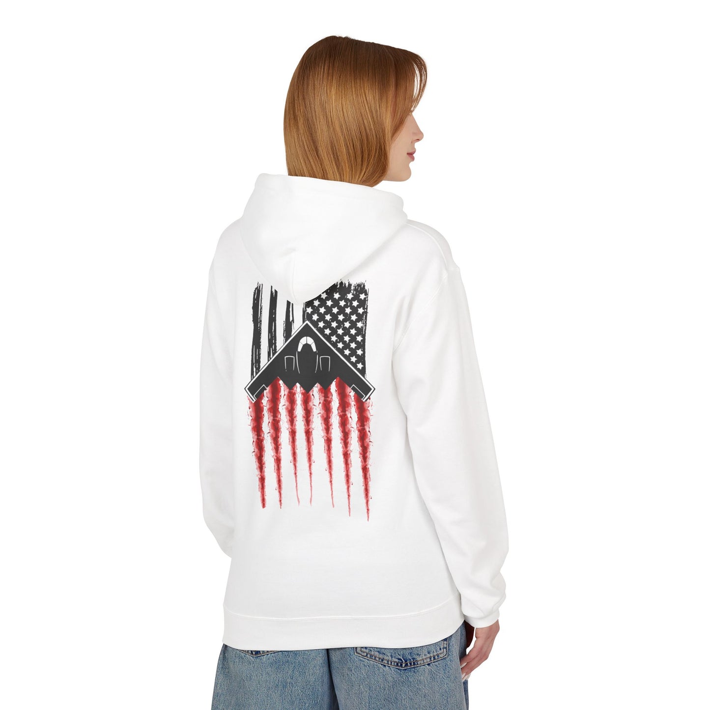 Patriotic Popsicle Hoodie — American Flag Stealth Graphic