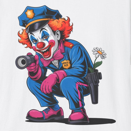 Clown Cop Graphic T-Shirt