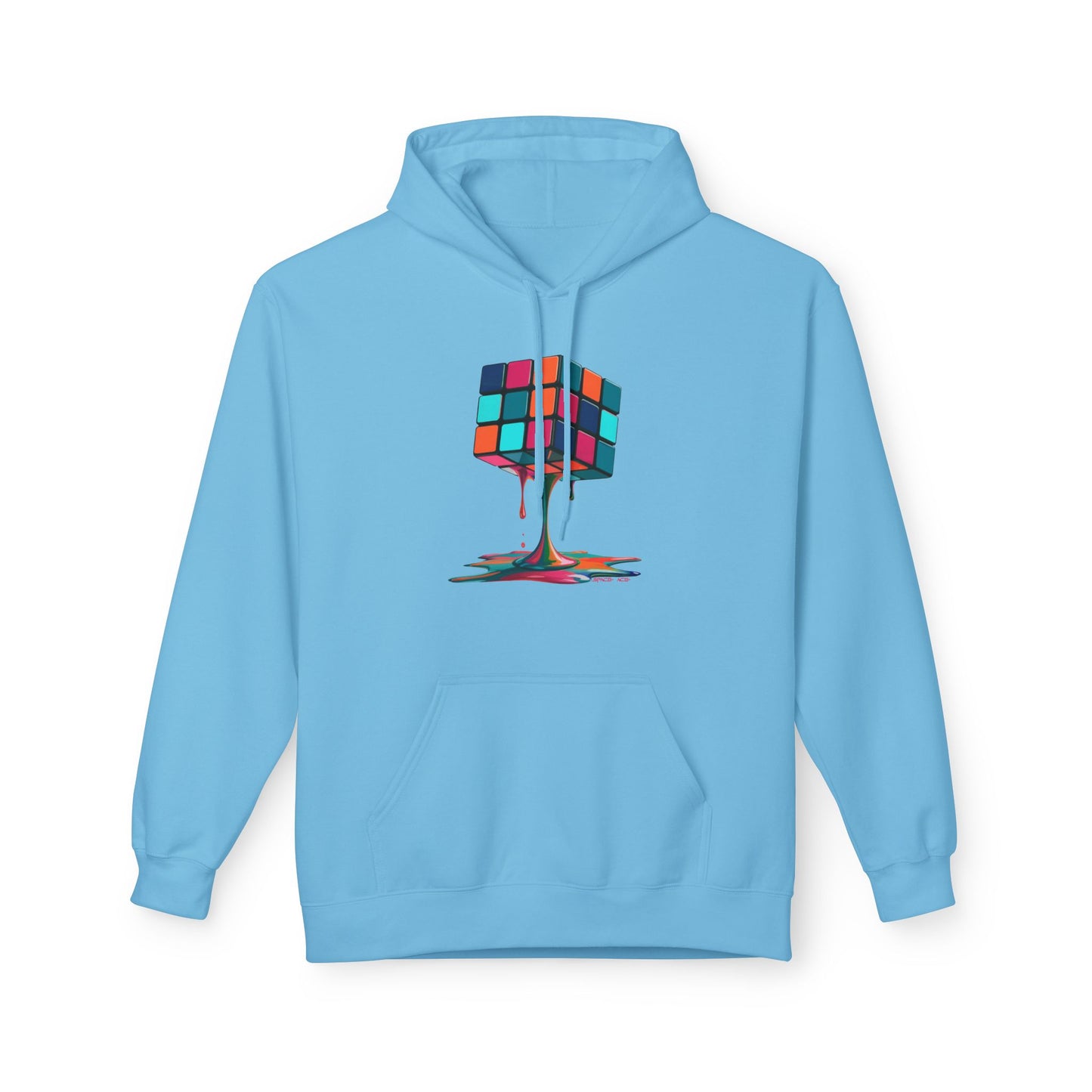 Dripping Puzzle Cube Hoodie