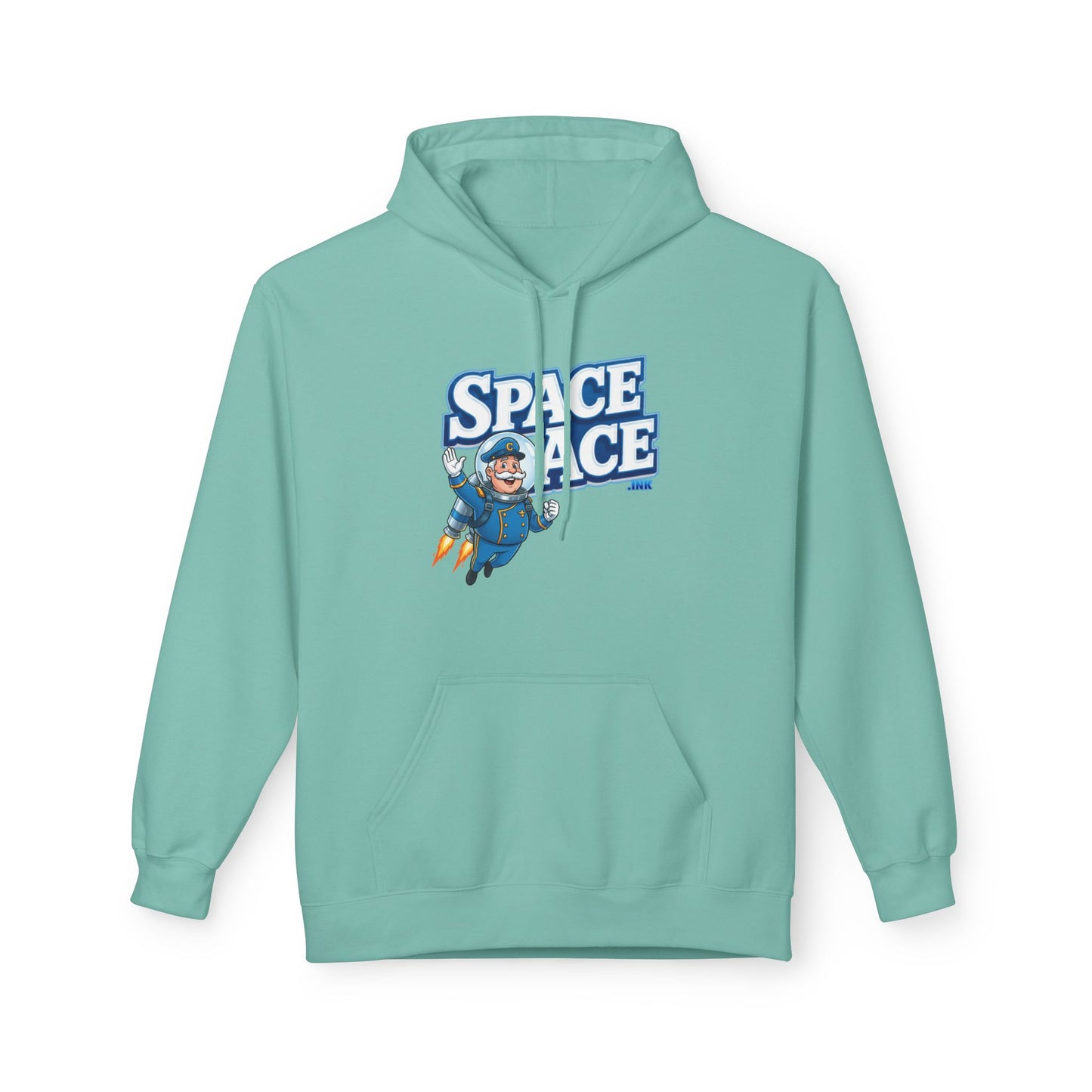 Space Ace Toucan Doug Hoodie — General Crunch Cartoon Pullover