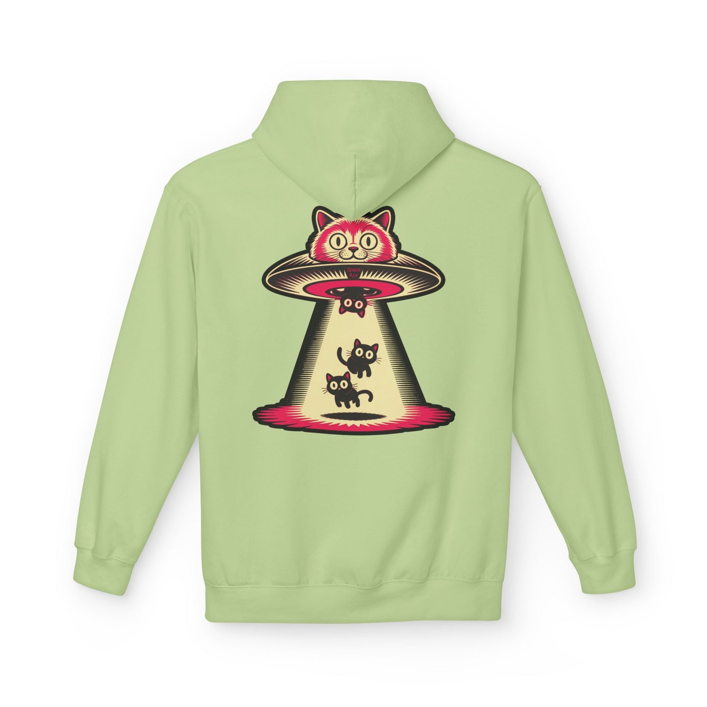 Cat UFO Hoodie — Abducted Kitties Graphic Hoodie