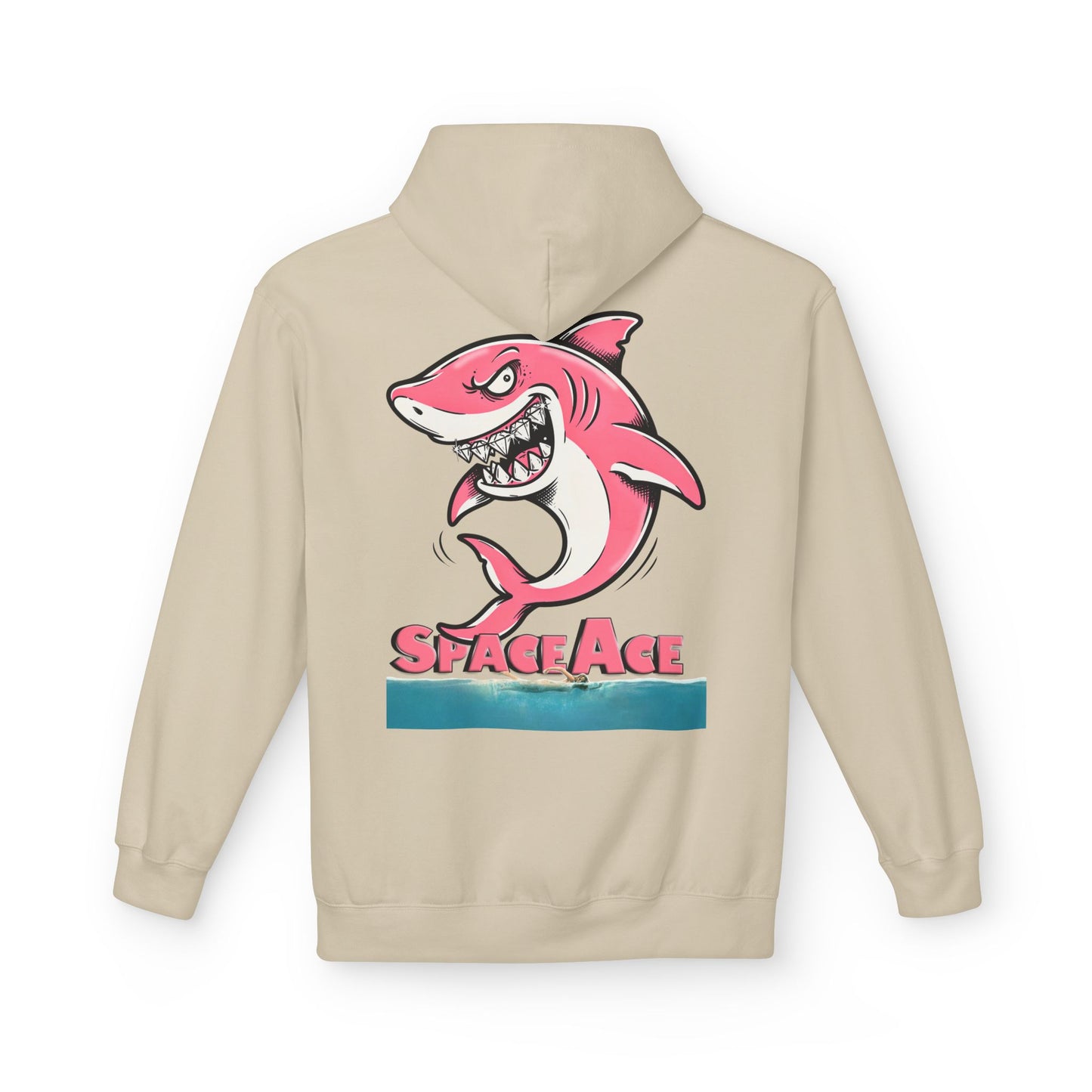 Space Ace Jawsy Hoodie – Retro Surf Graphic Pullover