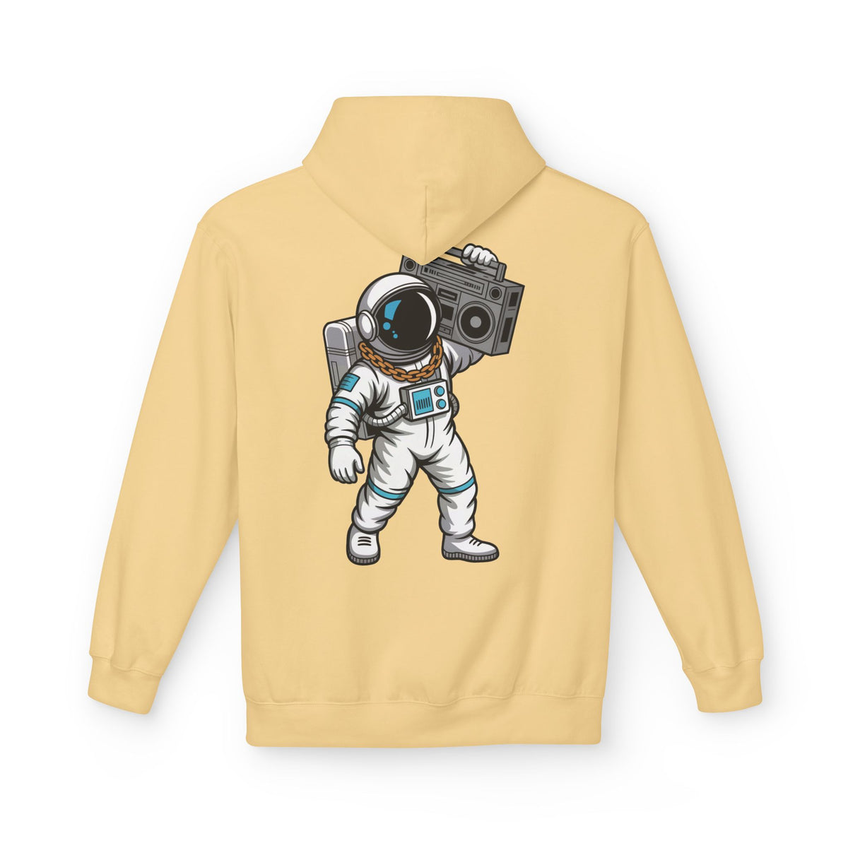 Astronaut Evolution Hoodie – Retro Space Explorer Graphic Hoodie