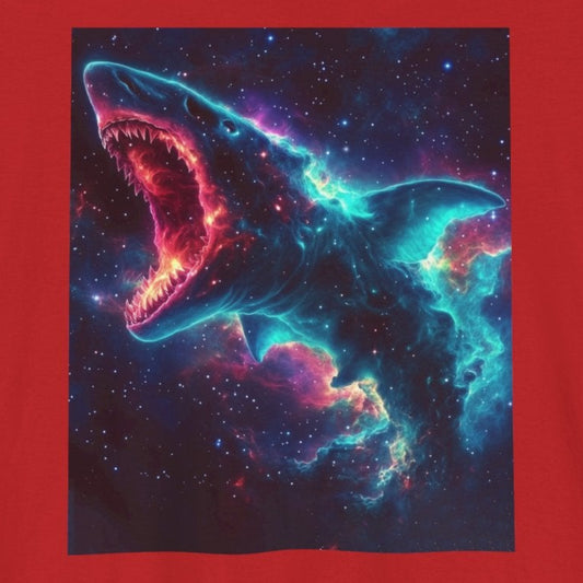 Space Nebula Series - Cosmic Shark T-Shirt