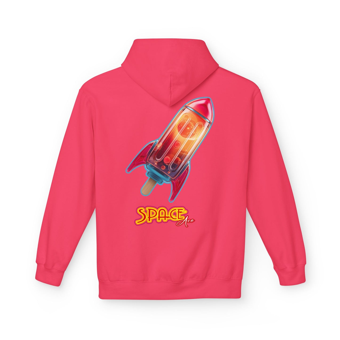 Space Ace-sicle Hoodie - Rocket Pop Ice Lolly Logo