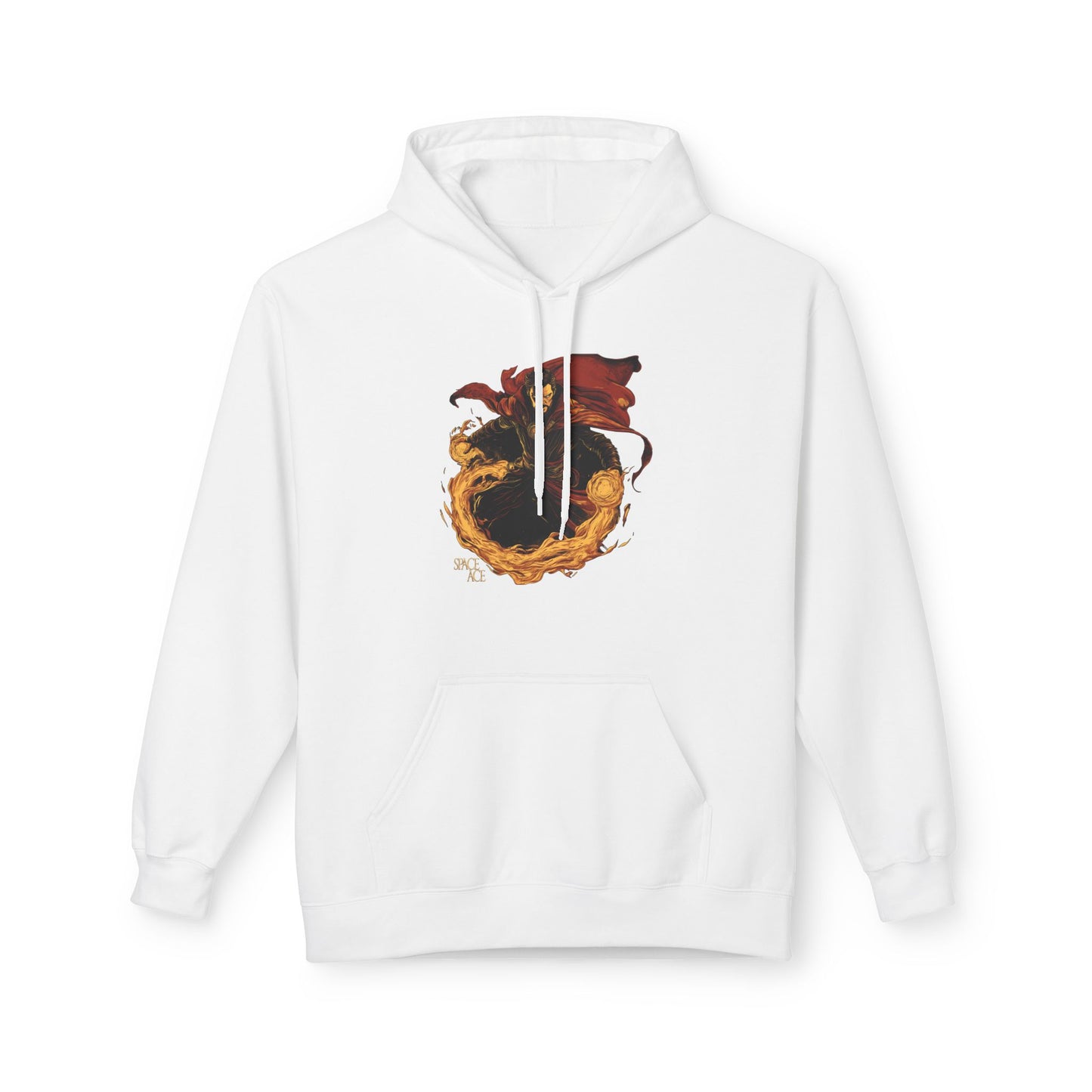 Magic Sorcerer Hoodie — Fiery Mystic Doctor of Science Graphic Pullover