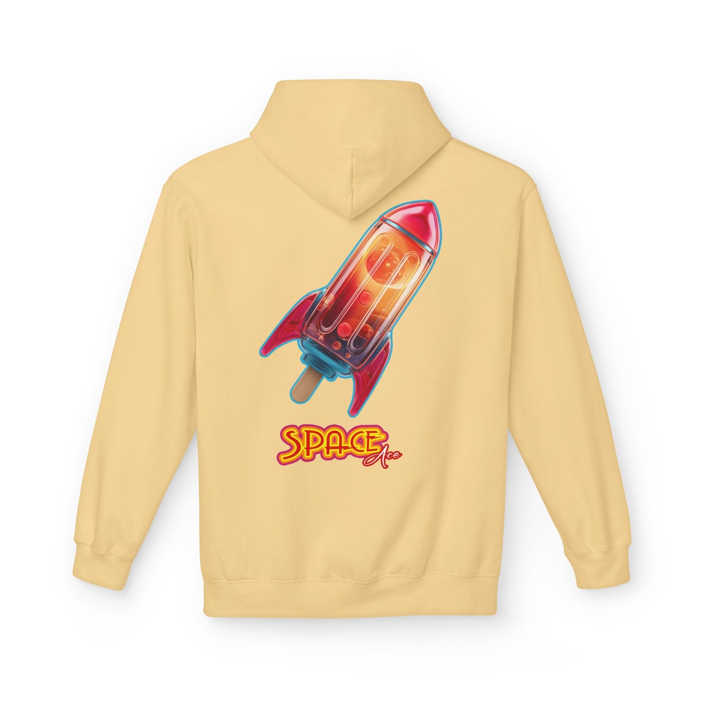 Space Ace-sicle Hoodie - Rocket Pop Ice Lolly Logo